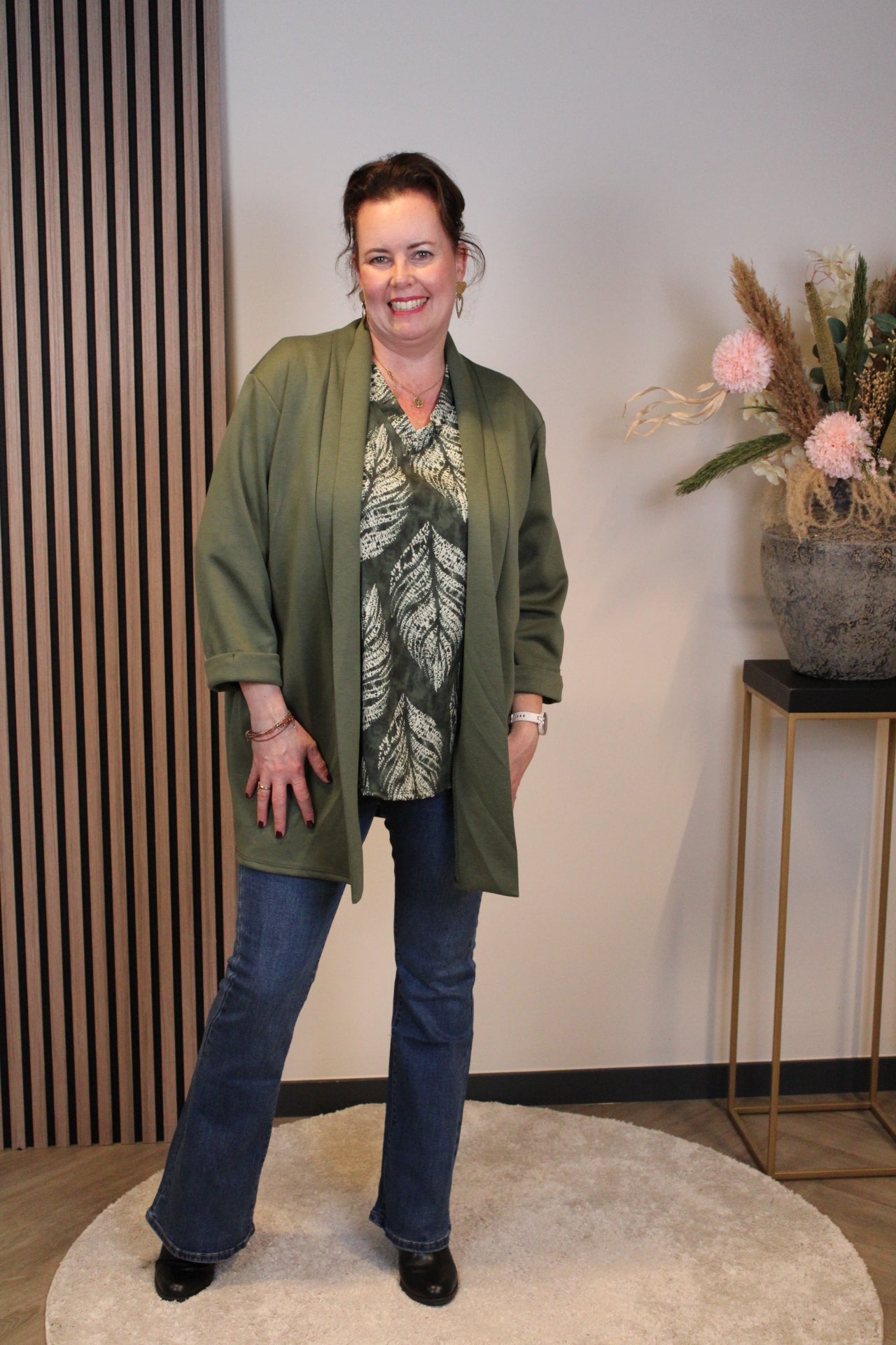 Mara | Bluse weiß Langarm 38 bis 48