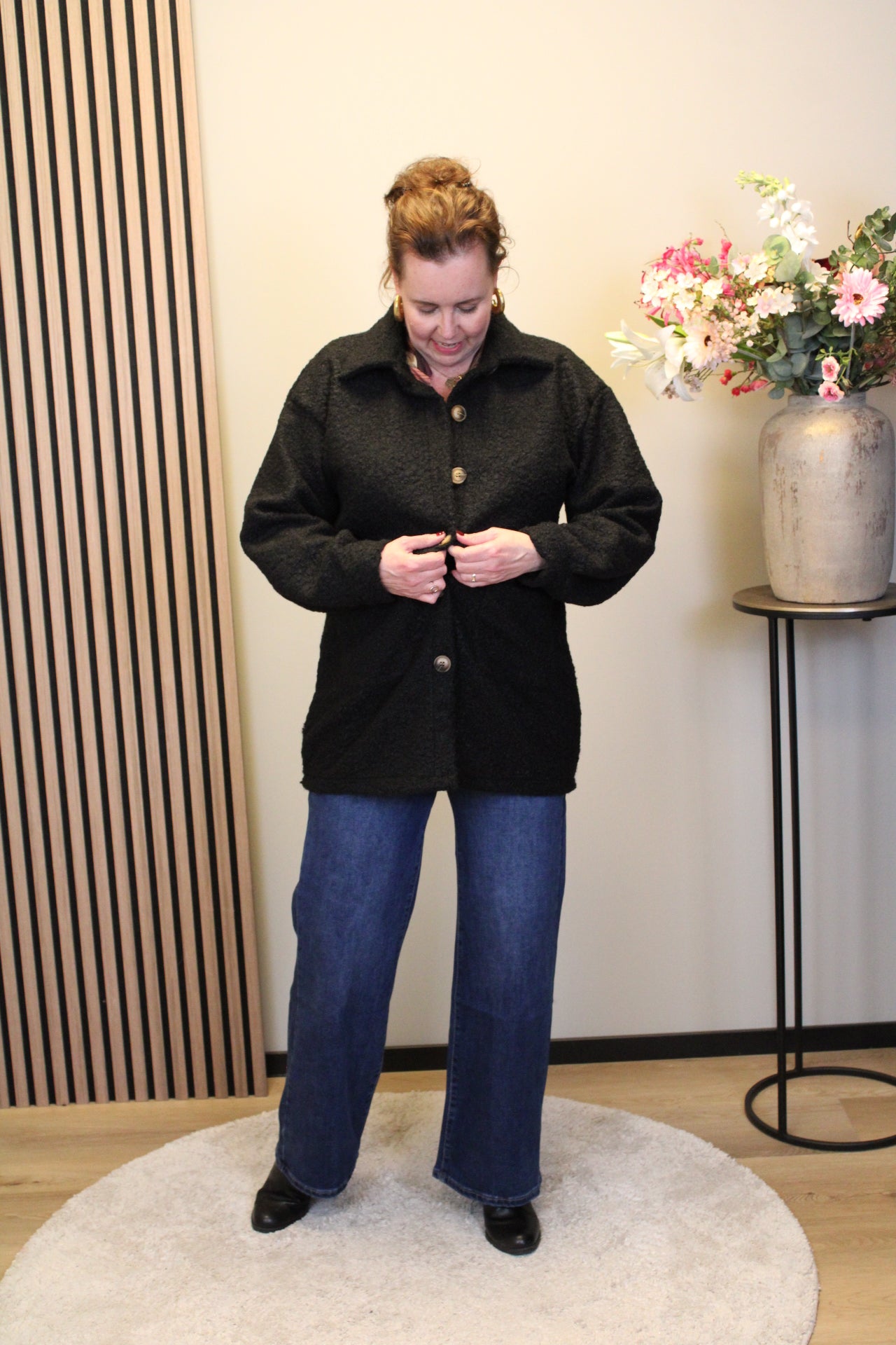 Mara | Bluse weiß Langarm 38 bis 48