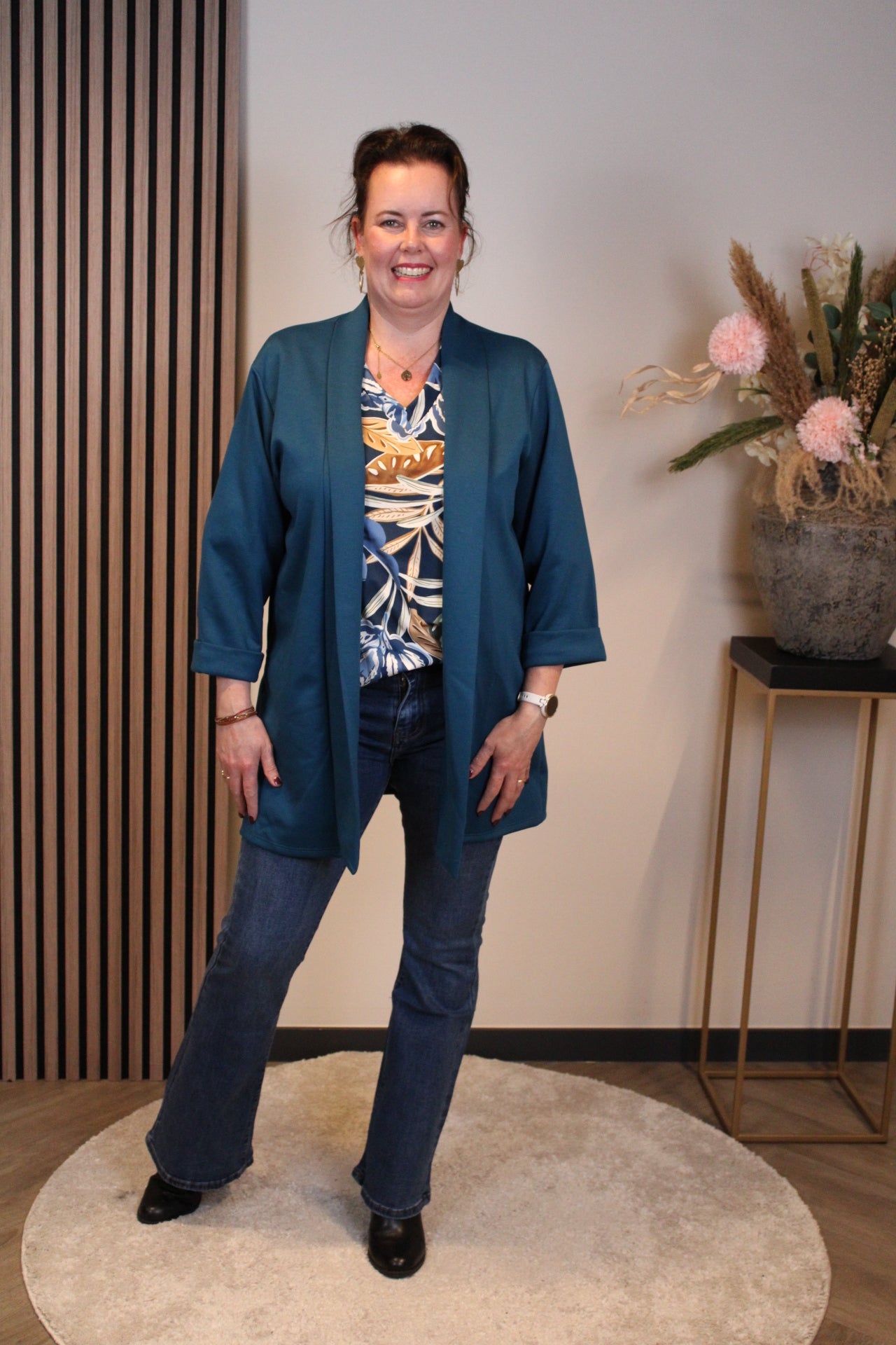 Mara | Bluse weiß Langarm 38 bis 48