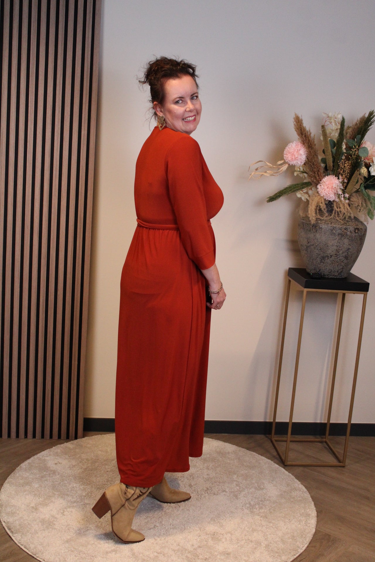 Fresia | Schwarzes Langarmkleid 46 bis 50