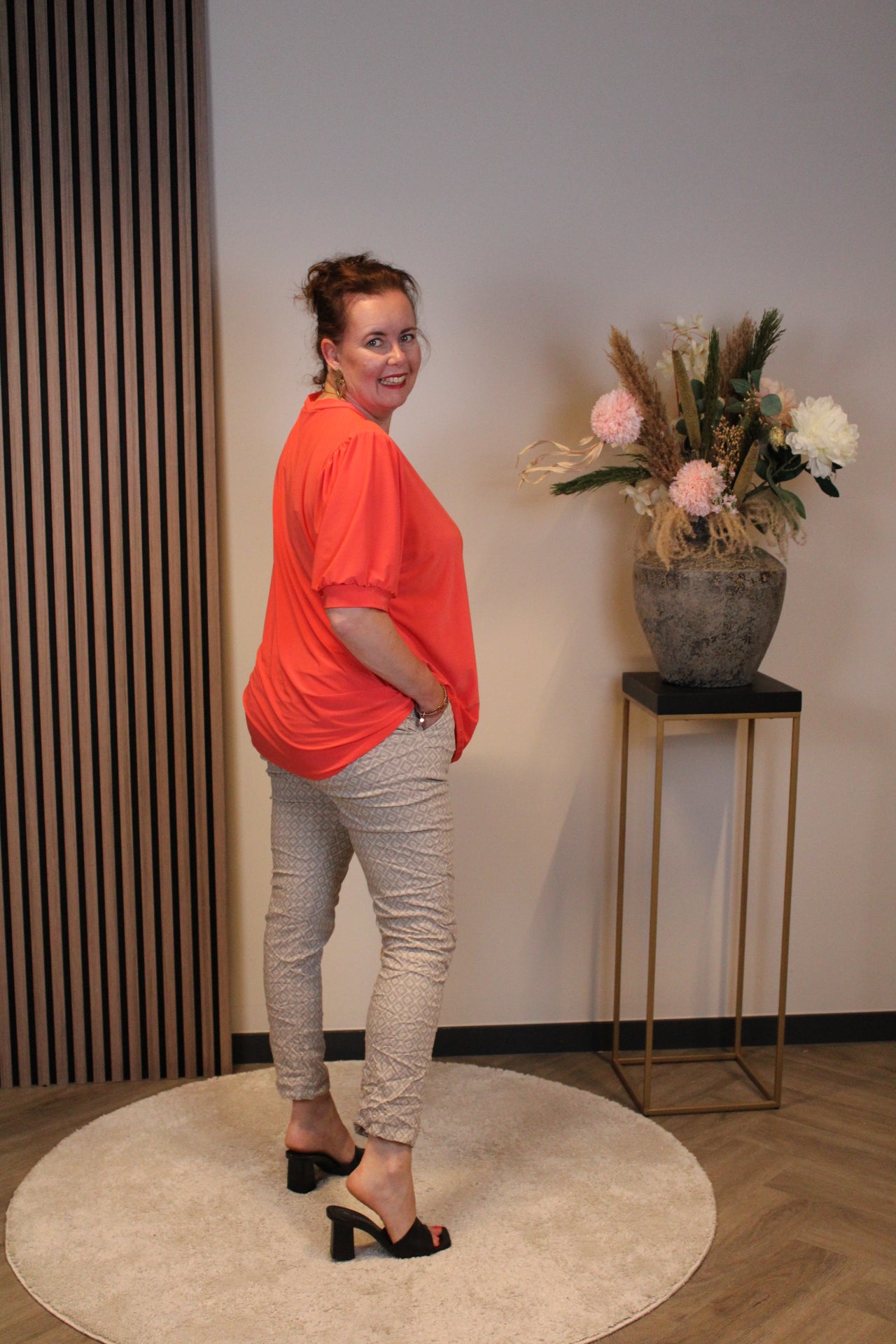 Noëlle | Broek lang beige 38 t/m 48