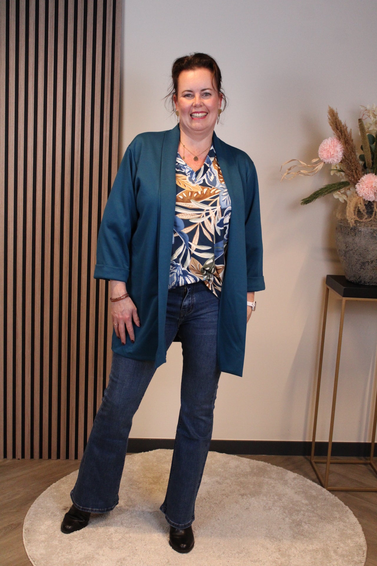 Mara | Bluse weiß Langarm 38 bis 48