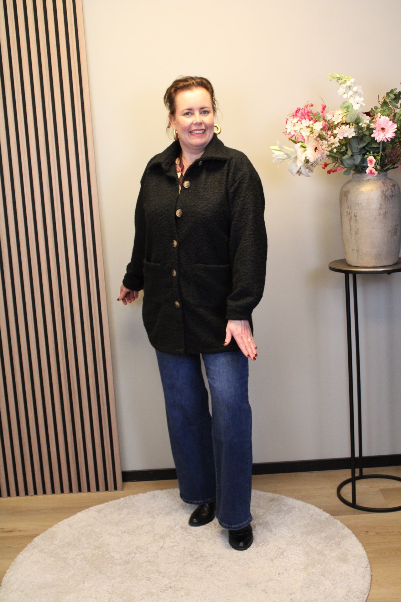 Mara | Bluse weiß Langarm 38 bis 48