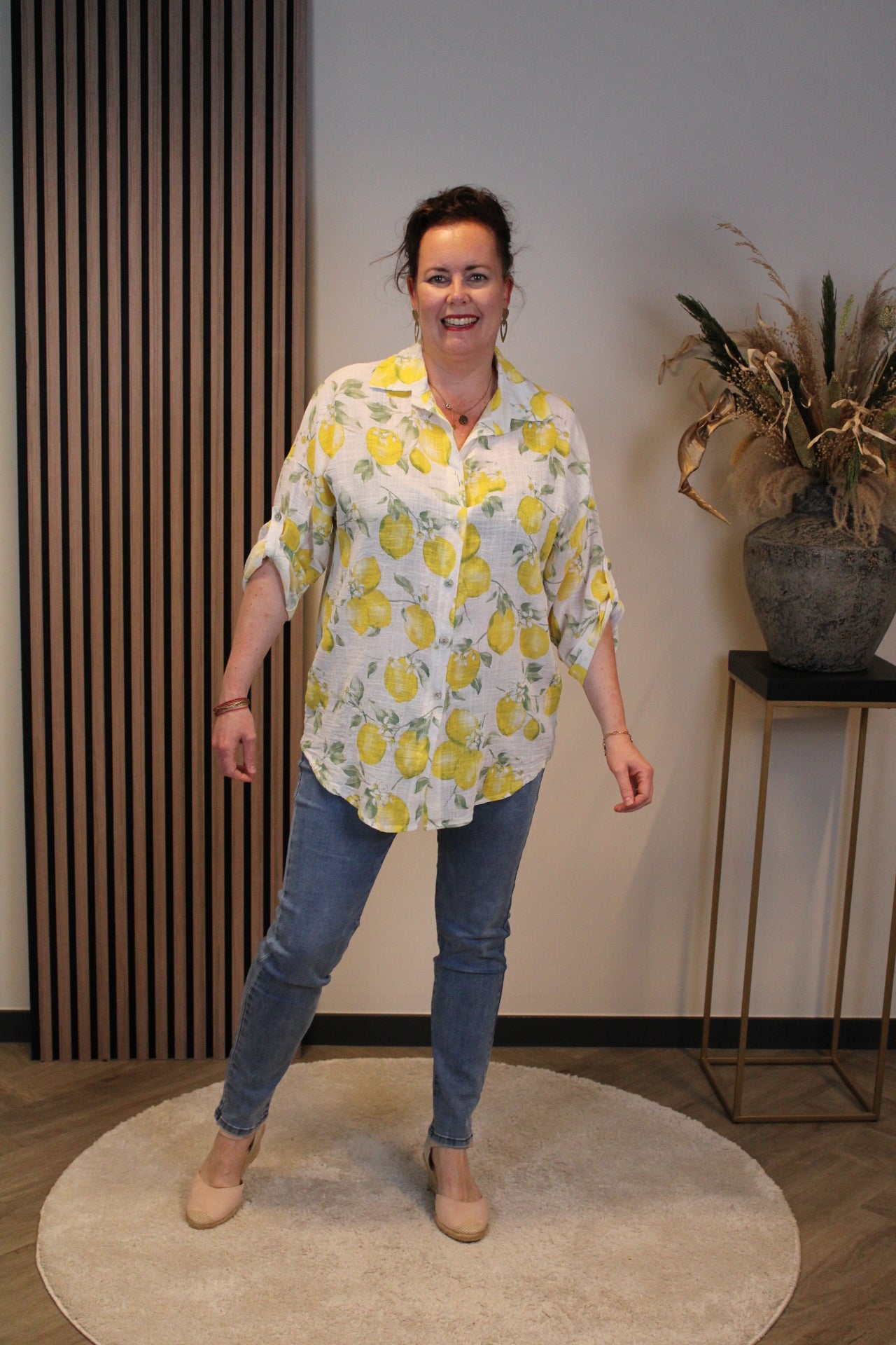 Zitrone | Bluse weiß 38 bis 42