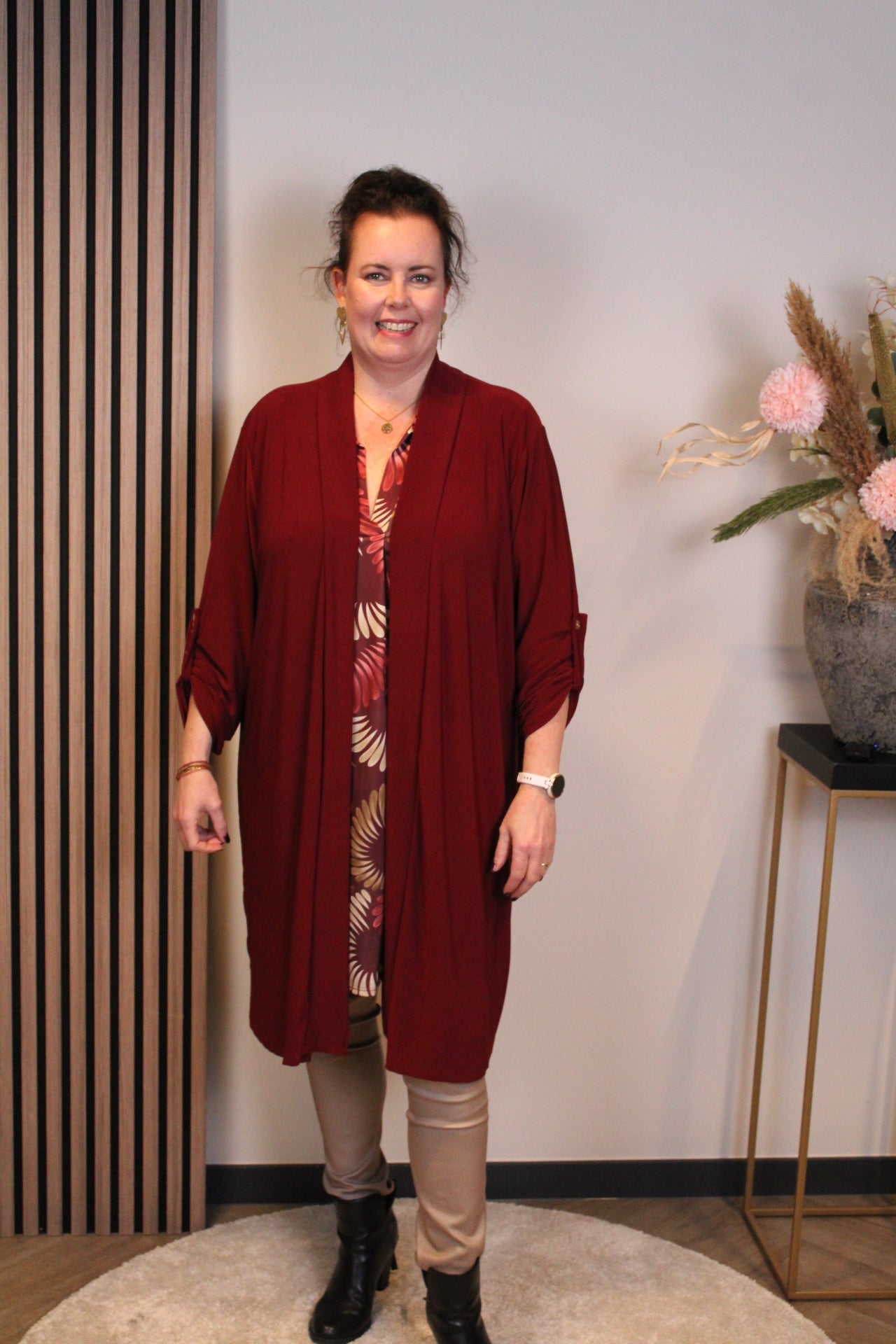 Sara | Bluse Langarm Grün 52 bis 58