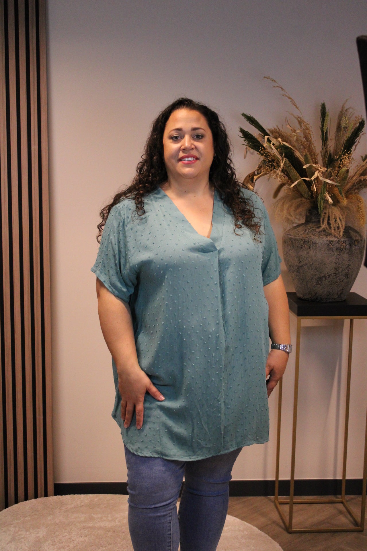 Rosalie | Bluse hellblau 48 bis 52