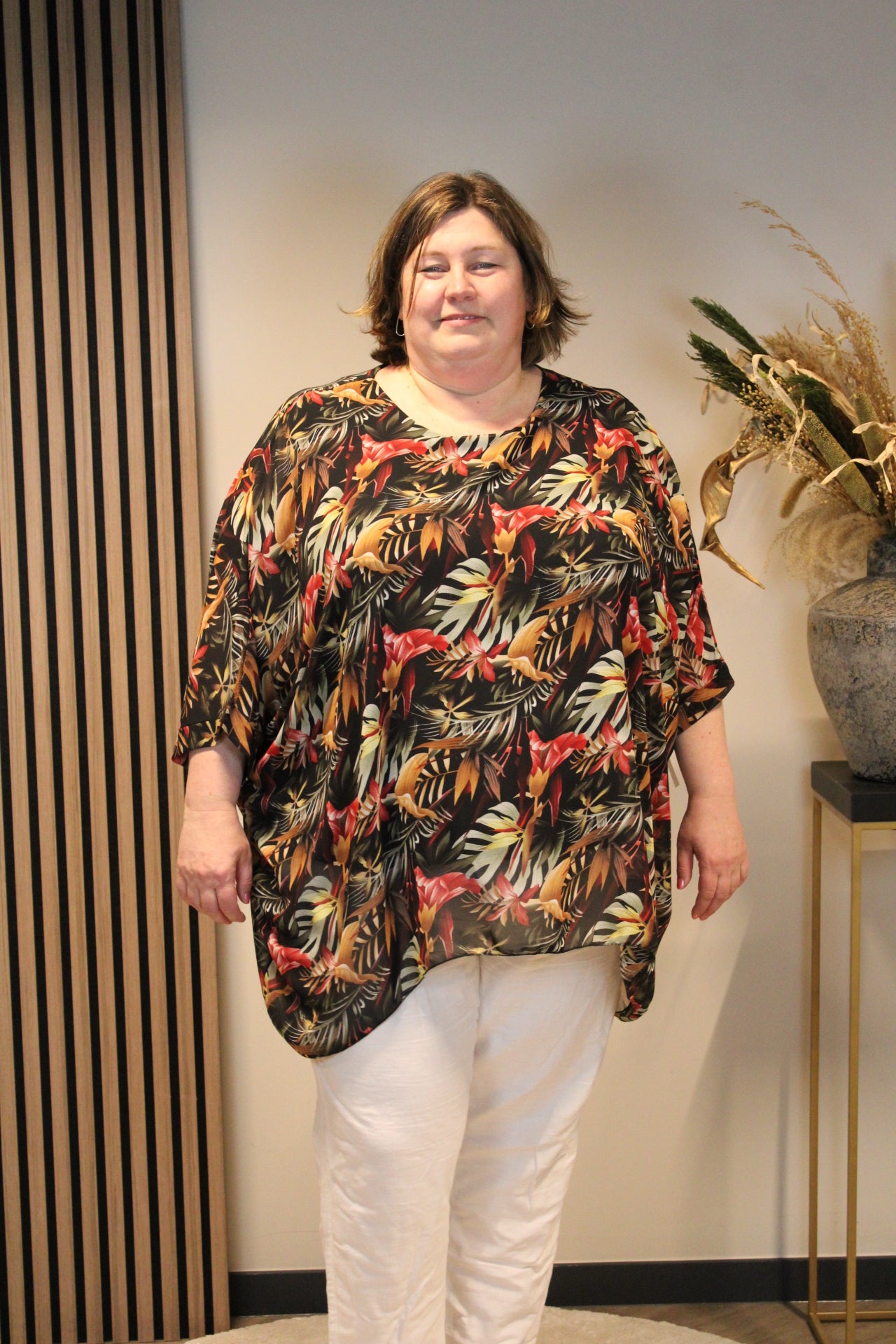 Vienna | Bluse schwarz 52 bis 58