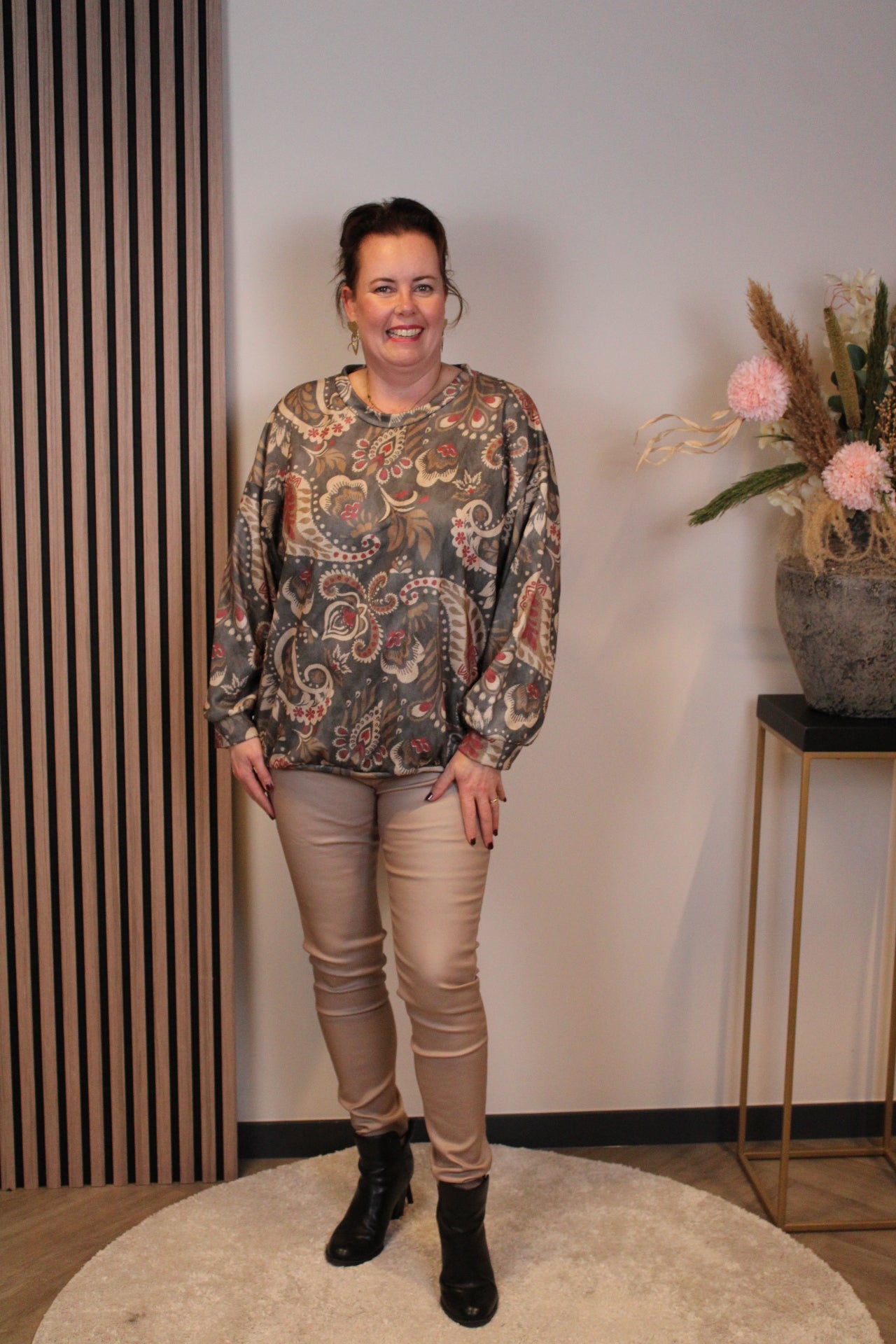 Mara | Bluse weiß Langarm 38 bis 48