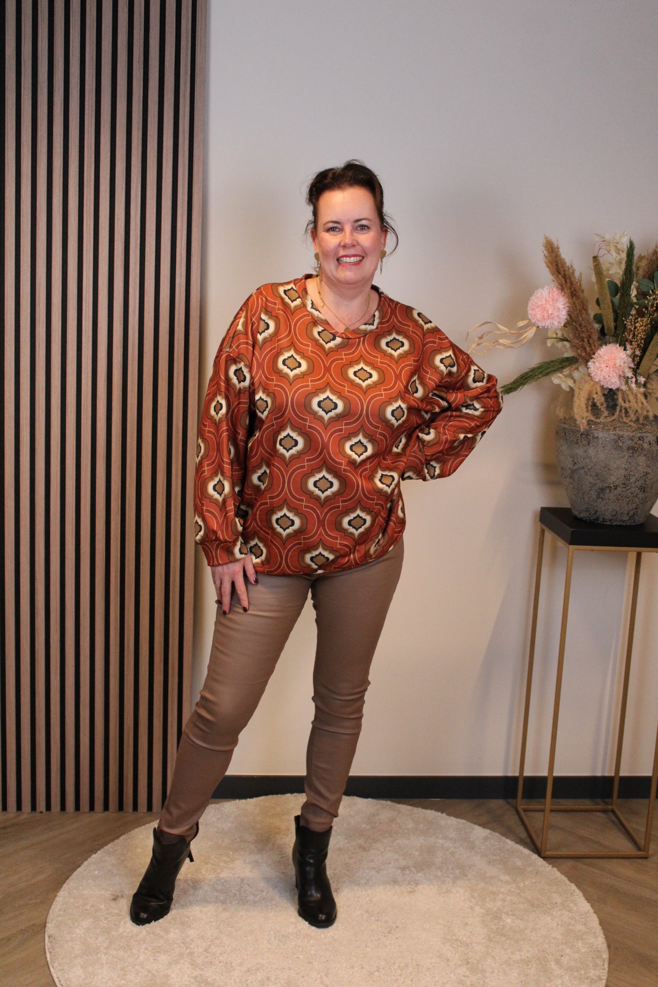 Mara | Bluse weiß Langarm 38 bis 48