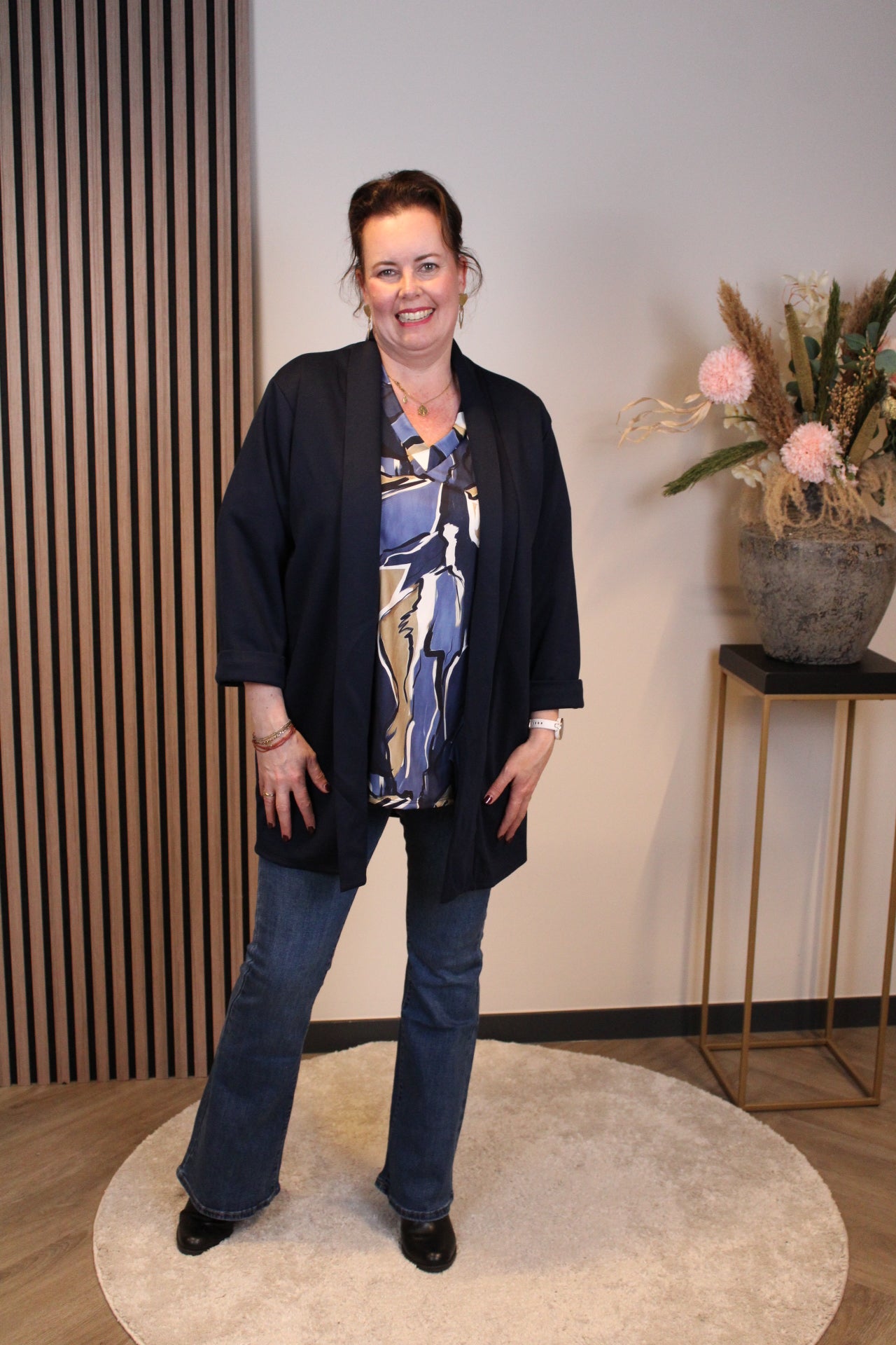 Mara | Bluse weiß Langarm 38 bis 48