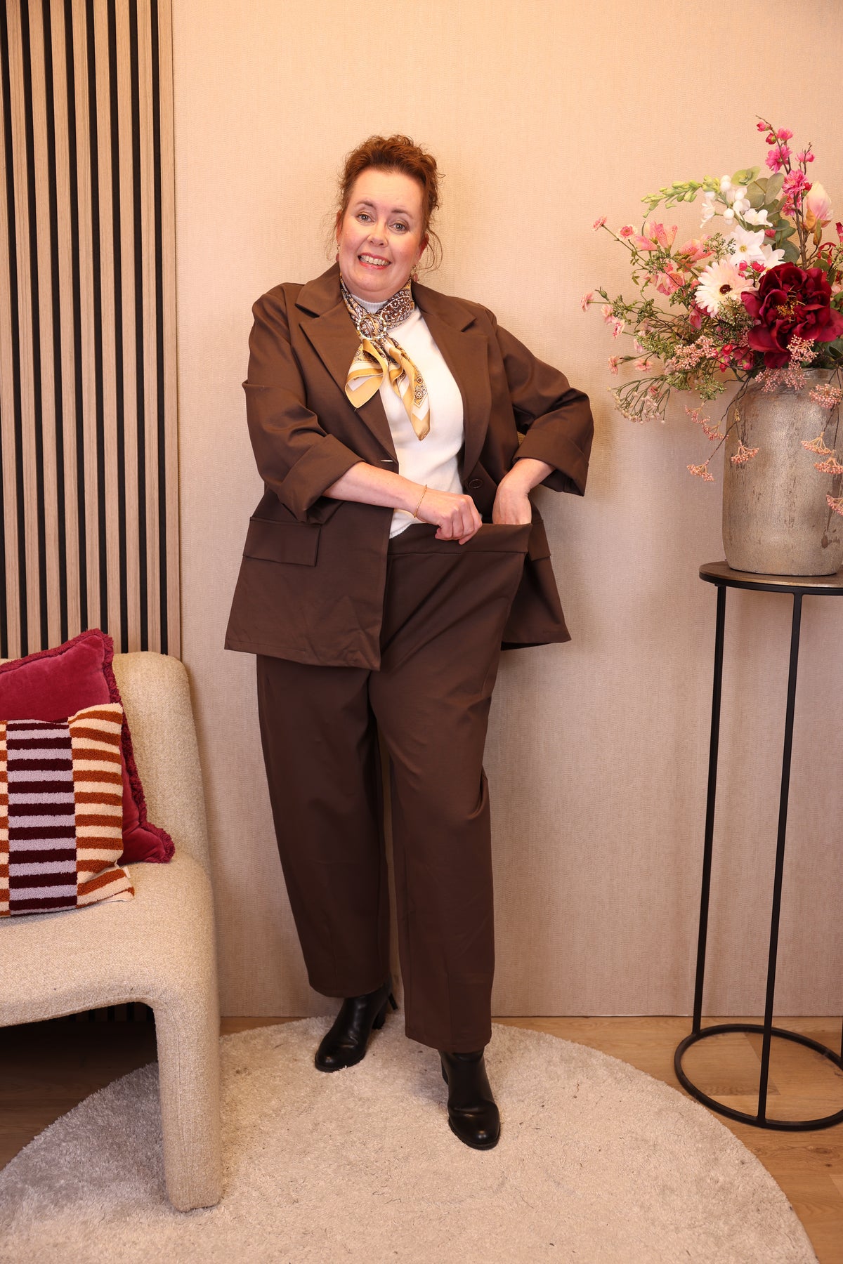Vivian | Set donker bruin 42 - 48