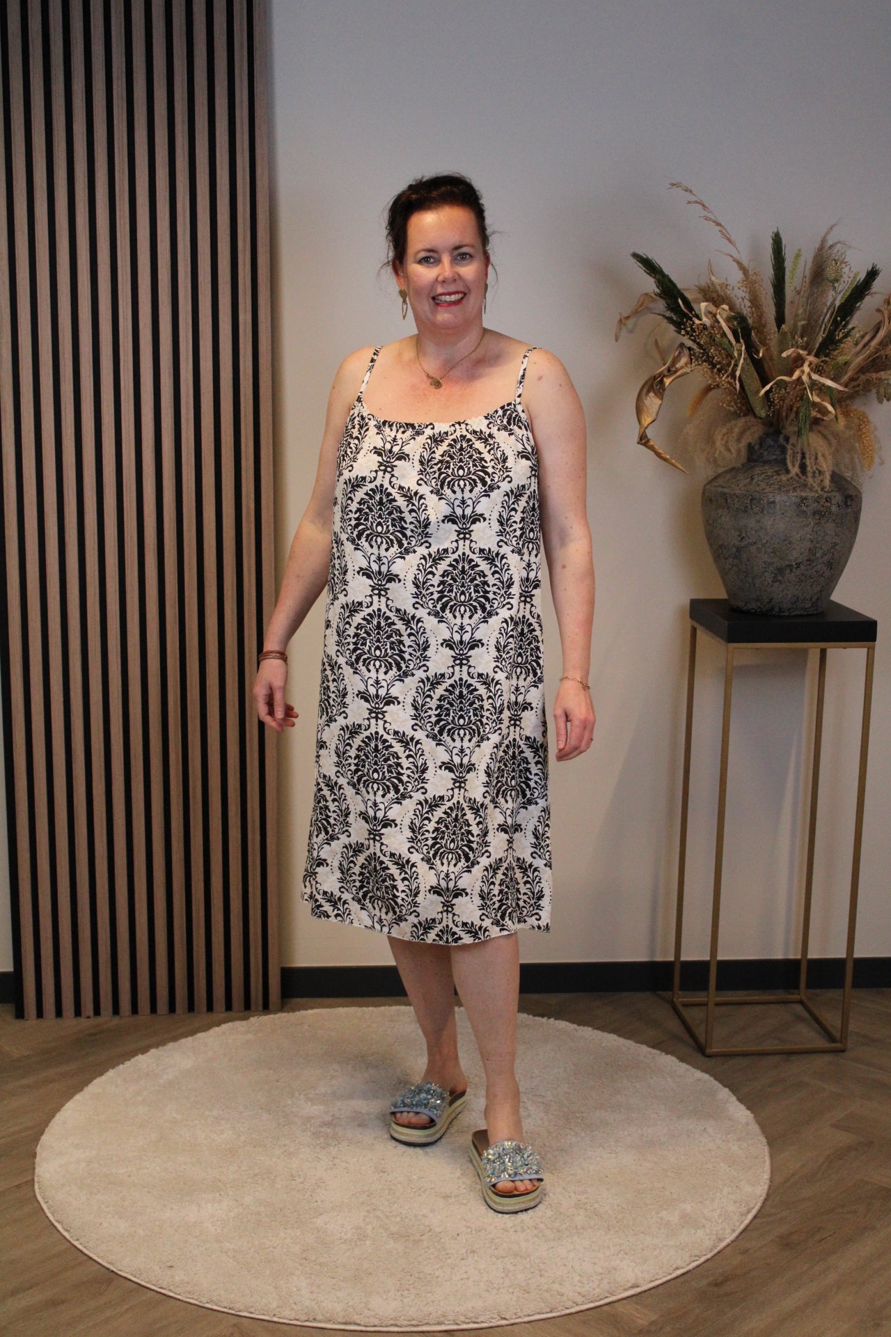 Dora | Bluse schwarz Langarm 52 bis 58