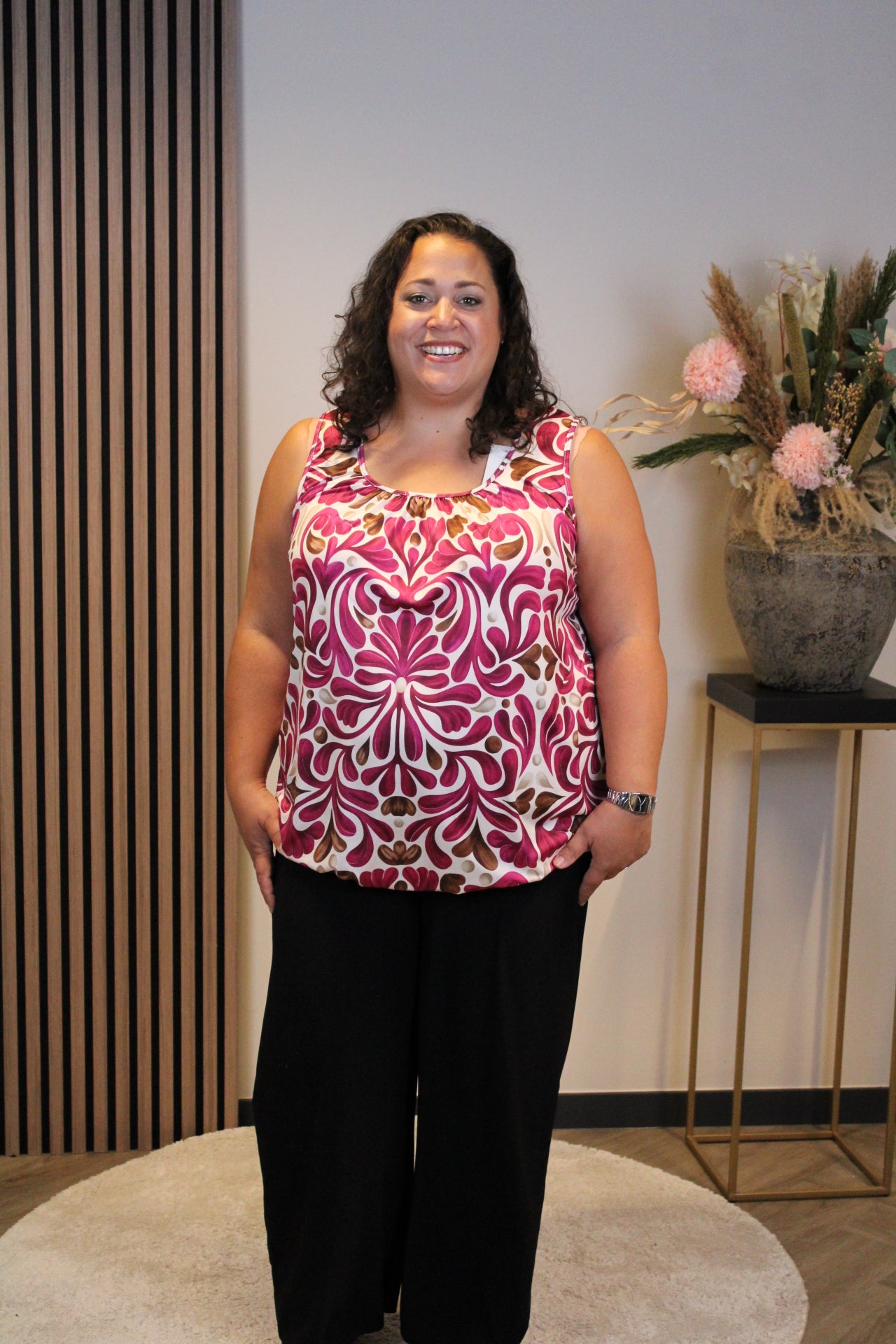 Silke | Top rosa 48 bis 52