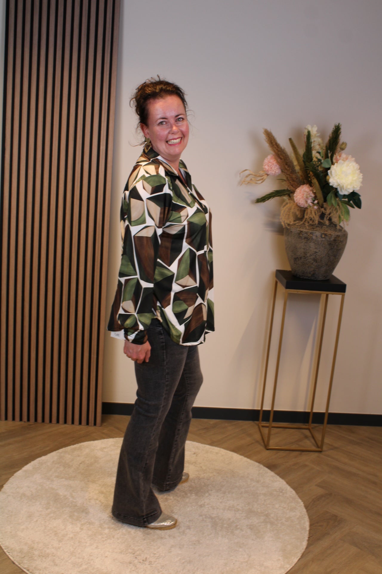 Lana | Bluse mit Kragen 38 bis 48