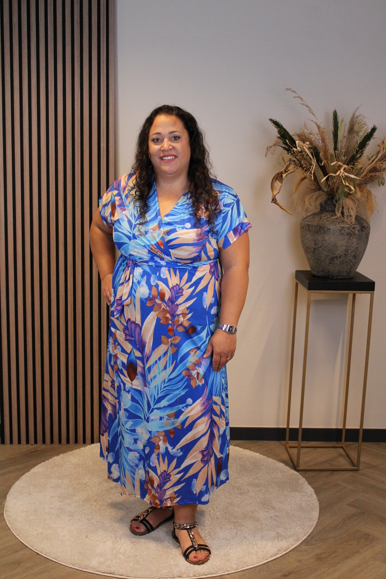 Annebel | Kleid blau 46 bis 50