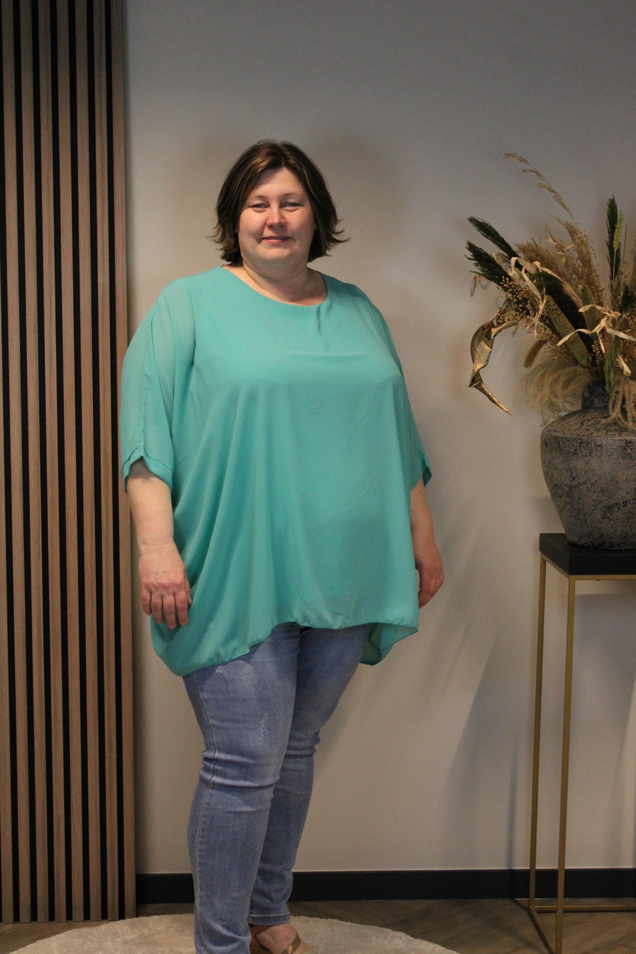 Lou | Bluse mint 52 bis 58