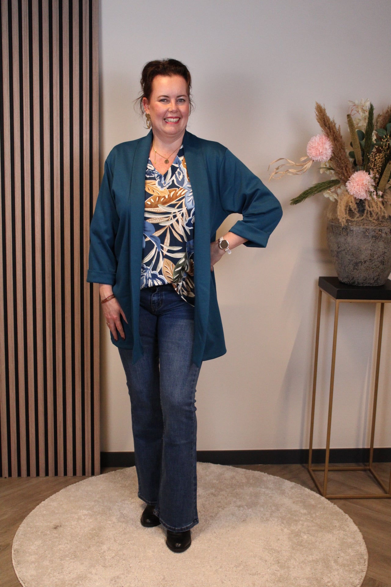 Mara | Bluse weiß Langarm 38 bis 48