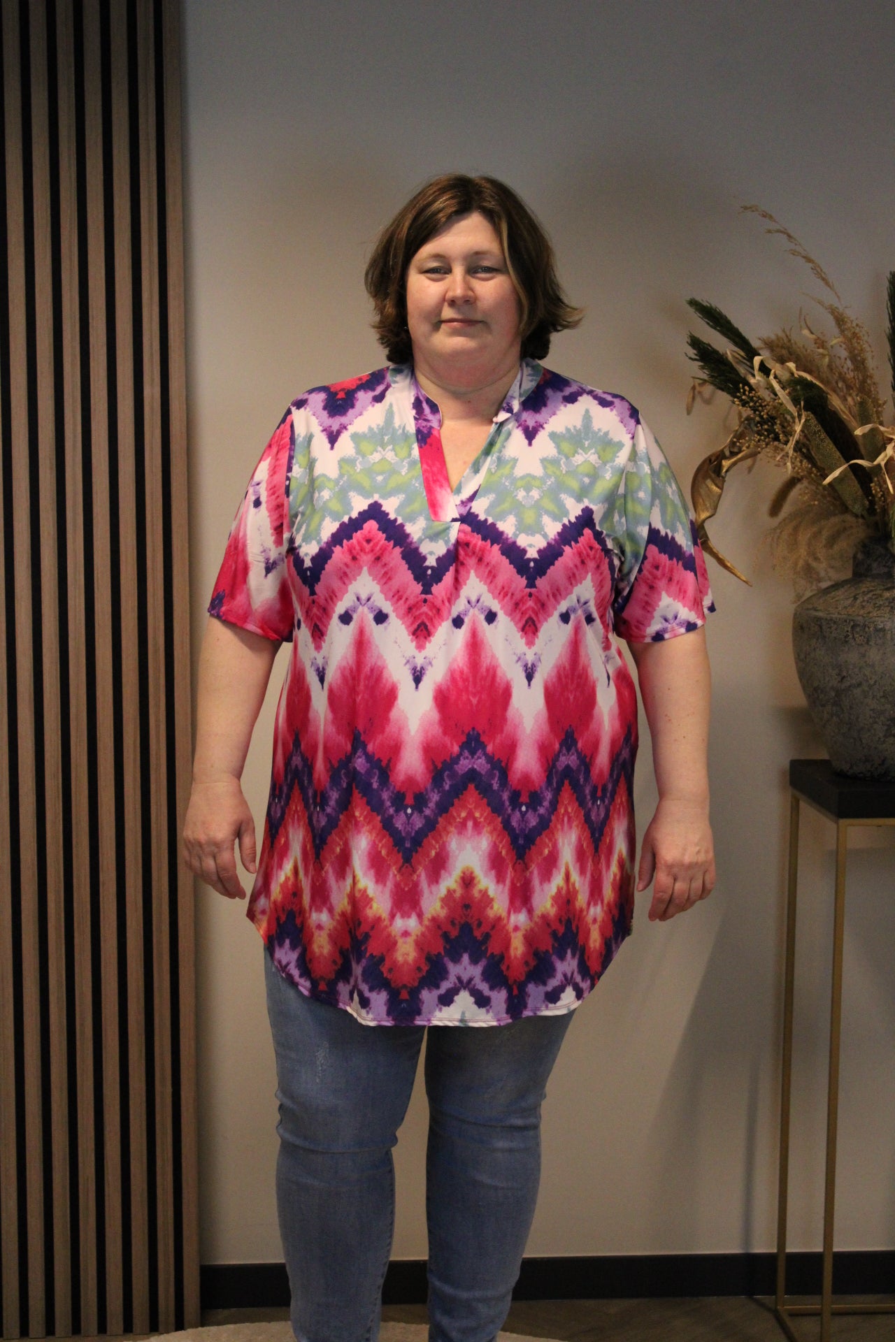 Aimee | Kurzarmbluse 52 bis 58