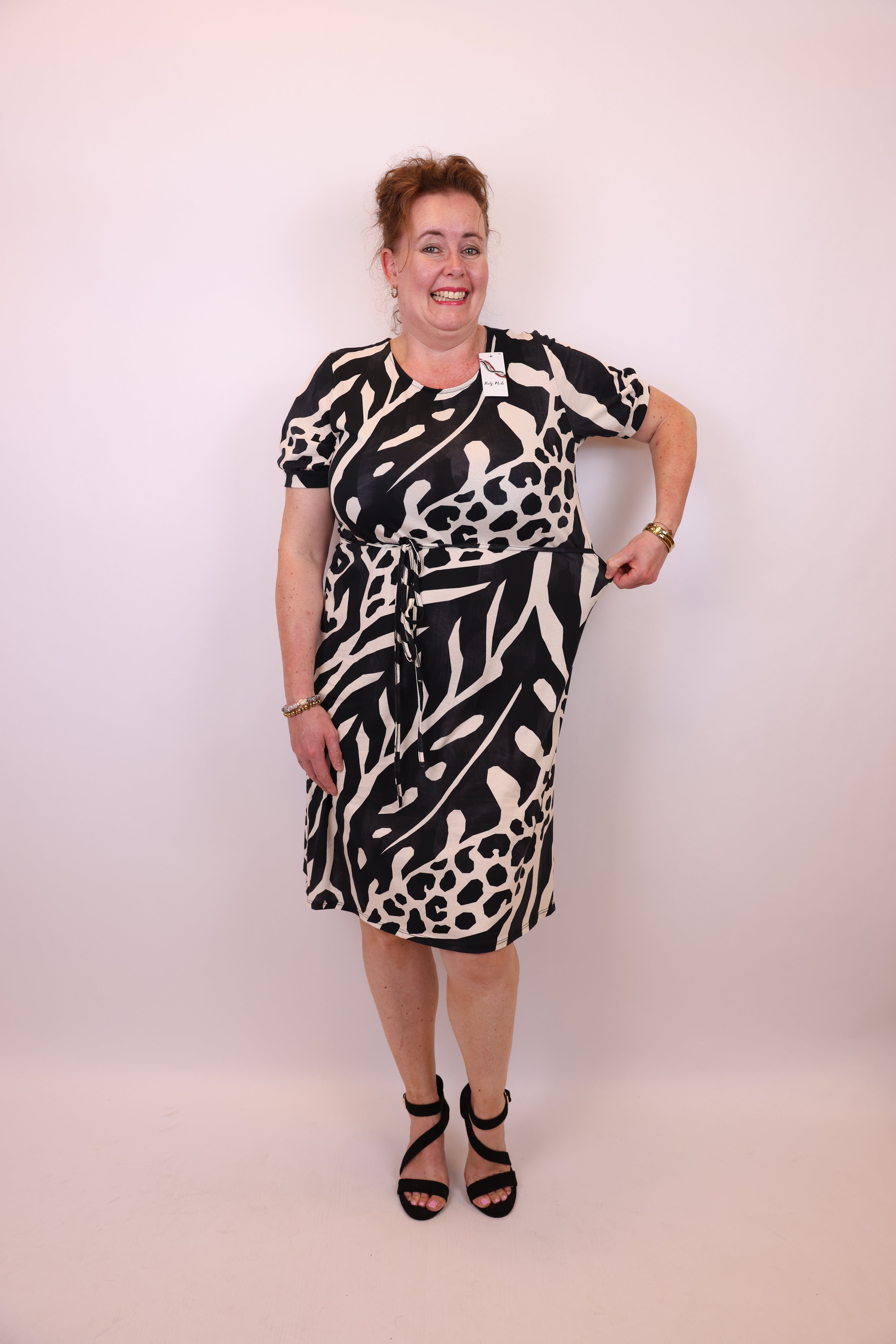 Dora | Bluse schwarz Langarm 52 bis 58