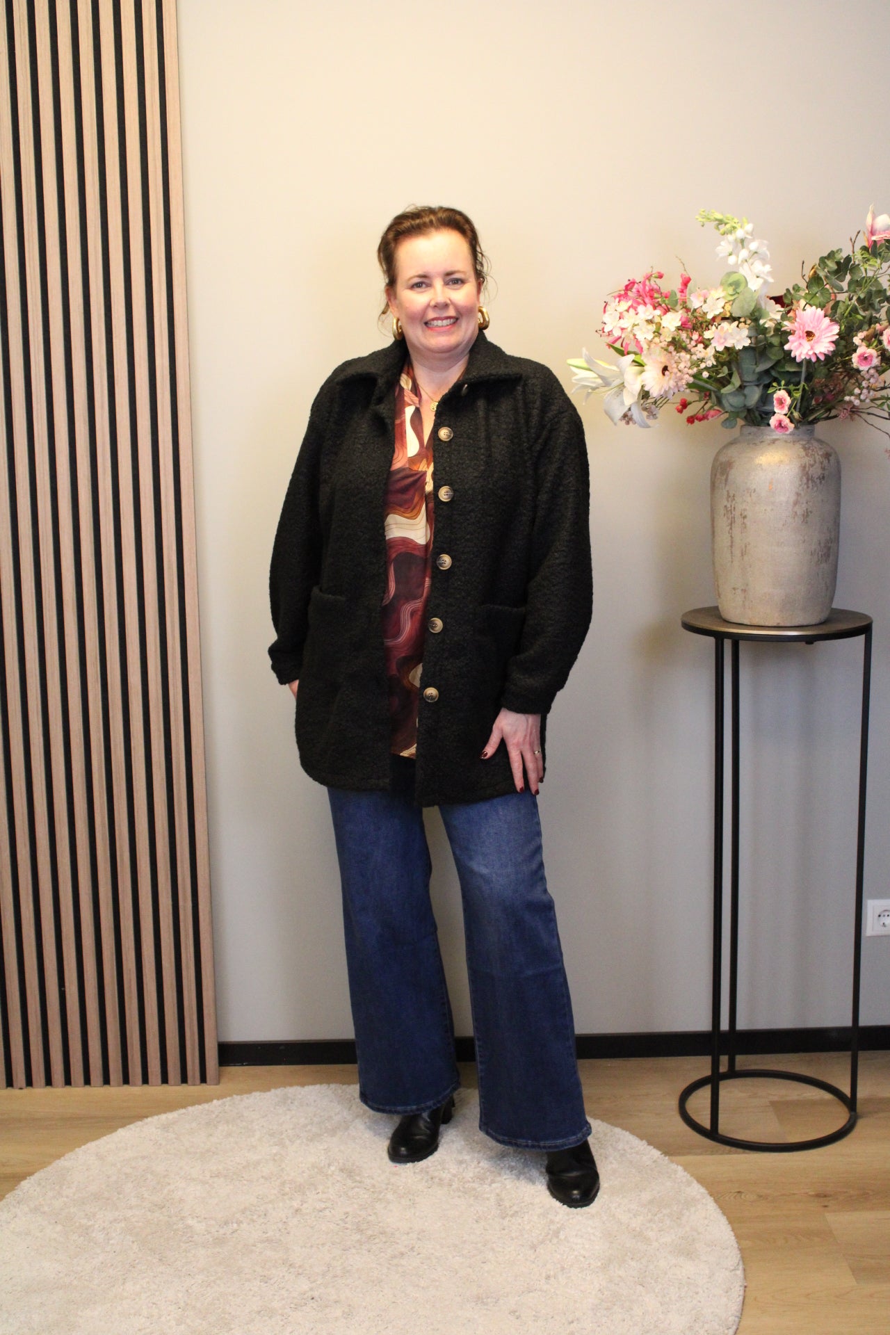 Mara | Bluse weiß Langarm 38 bis 48