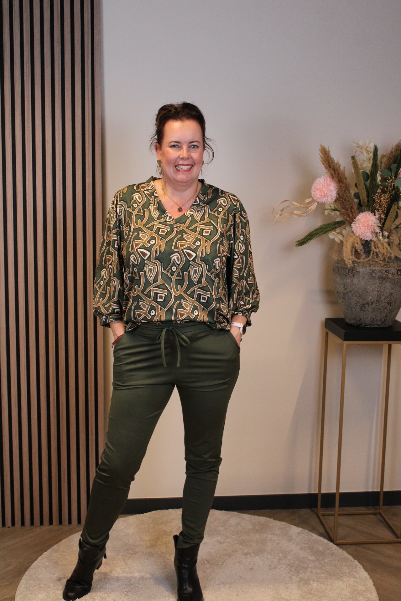 Indy | Hose bordeauxrot 40 bis 44