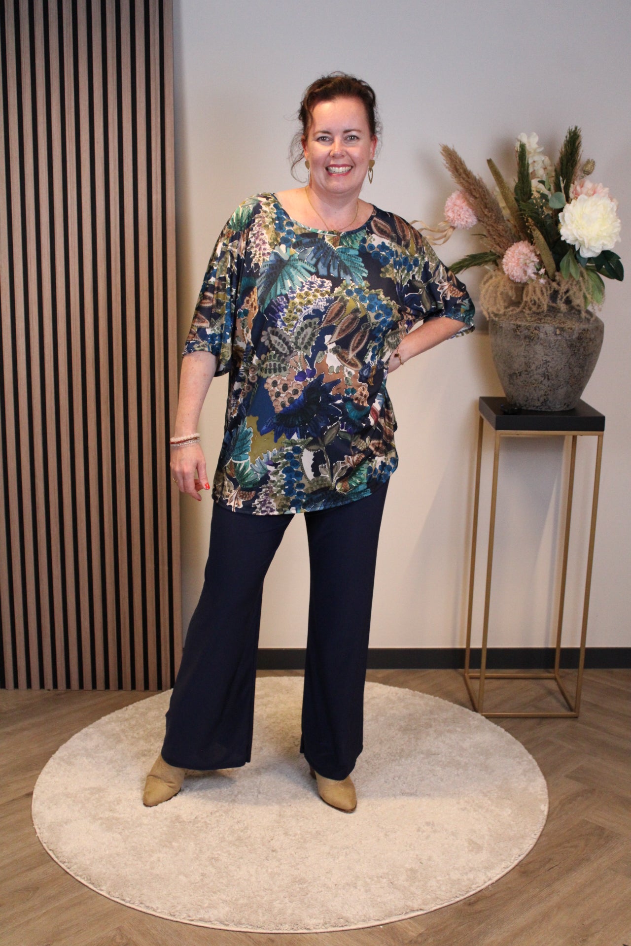 Rose | Top blau 38 bis 48