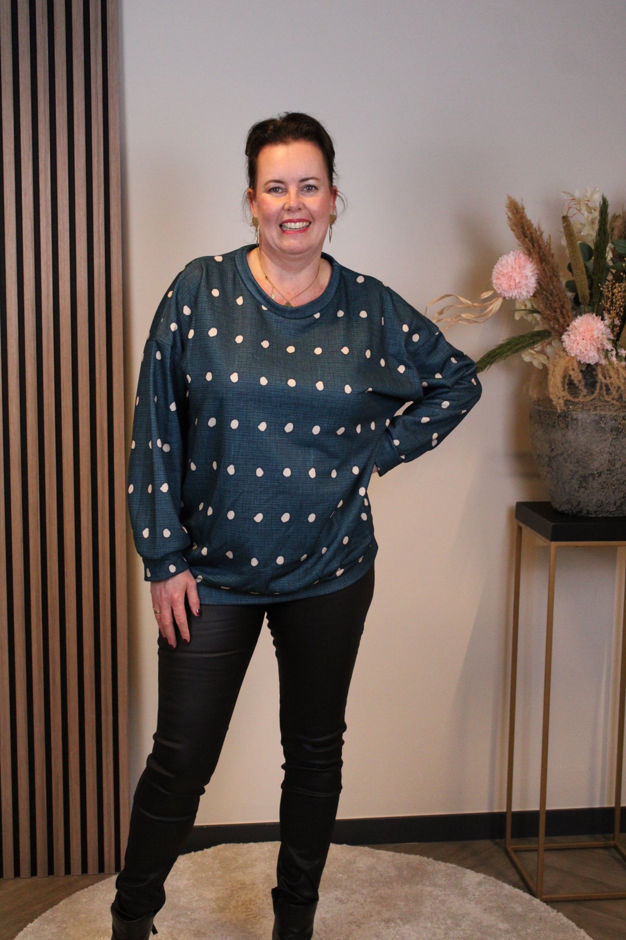 Mara | Bluse weiß Langarm 38 bis 48