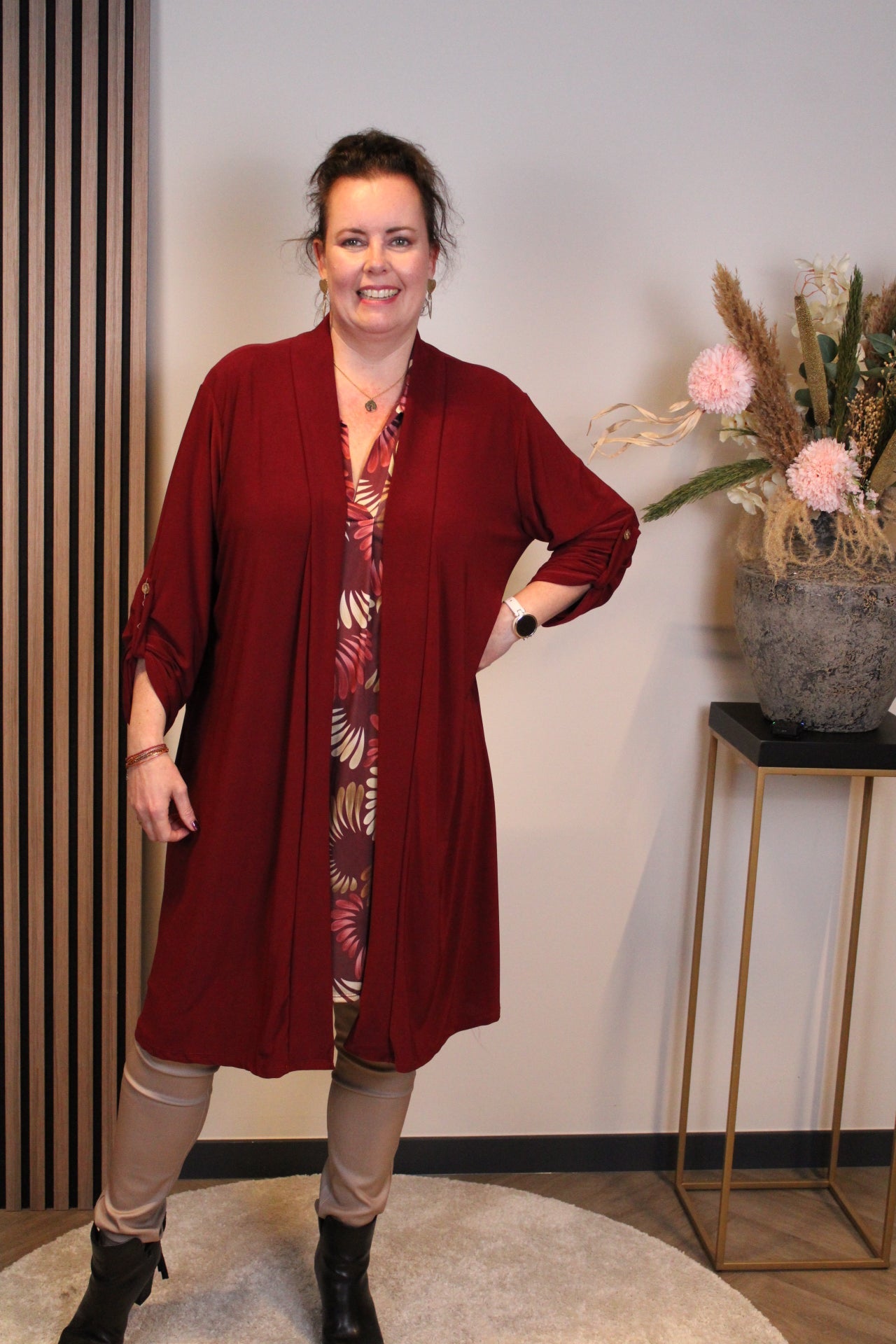 Sara | Bluse Langarm Grün 52 bis 58