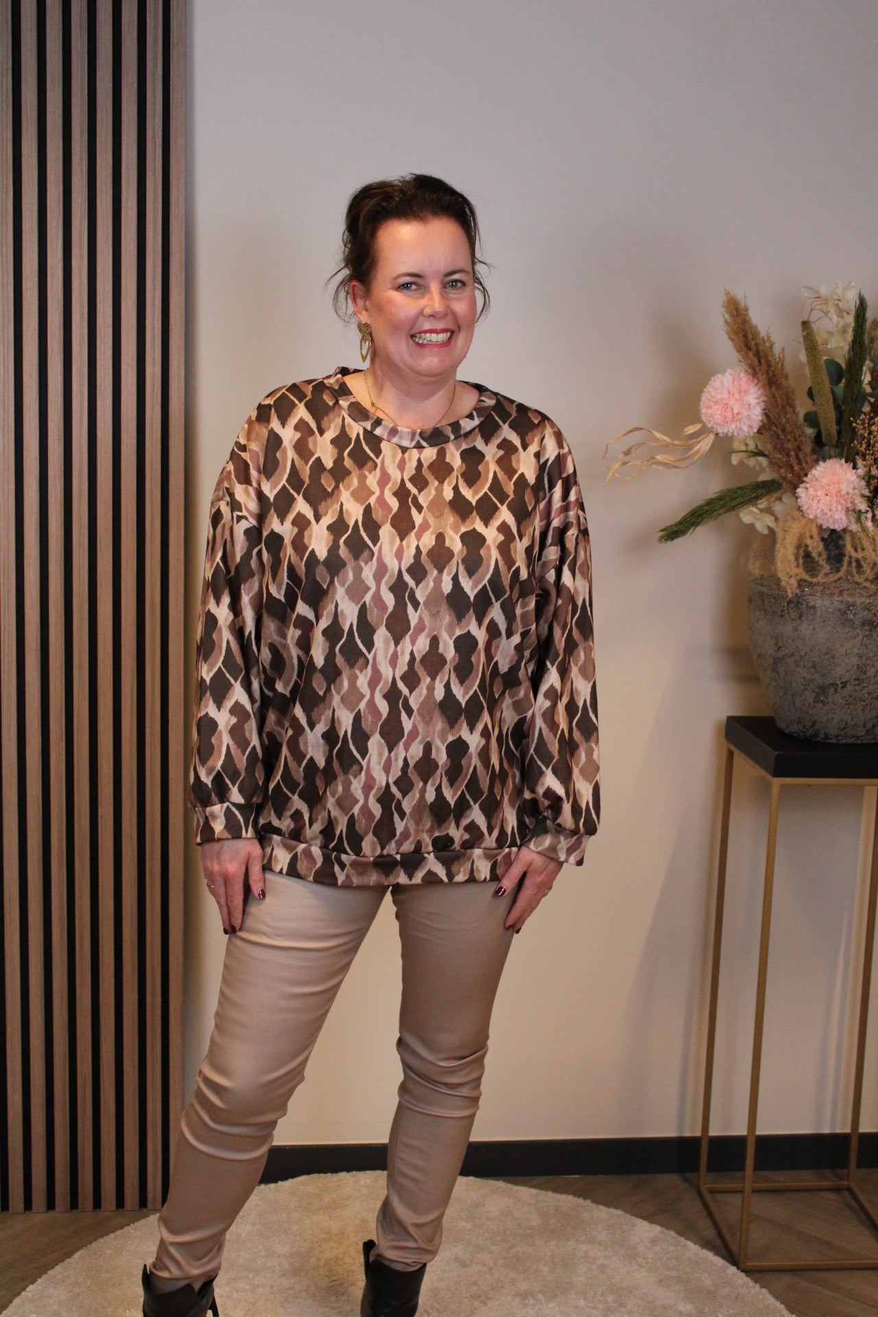 Mara | Bluse weiß Langarm 38 bis 48