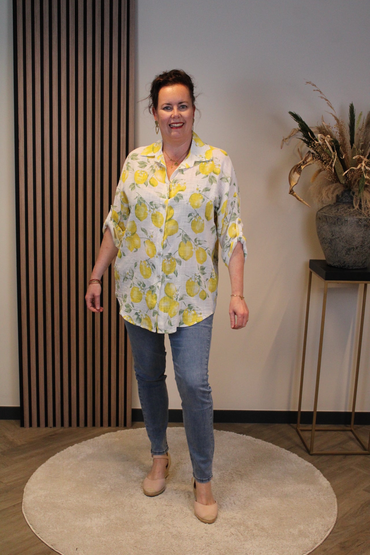 Zitrone | Bluse weiß 38 bis 42