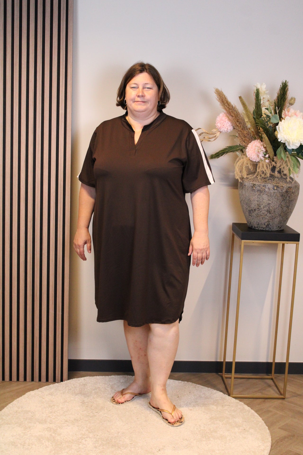 Yara | Kleid braun 52 bis 56
