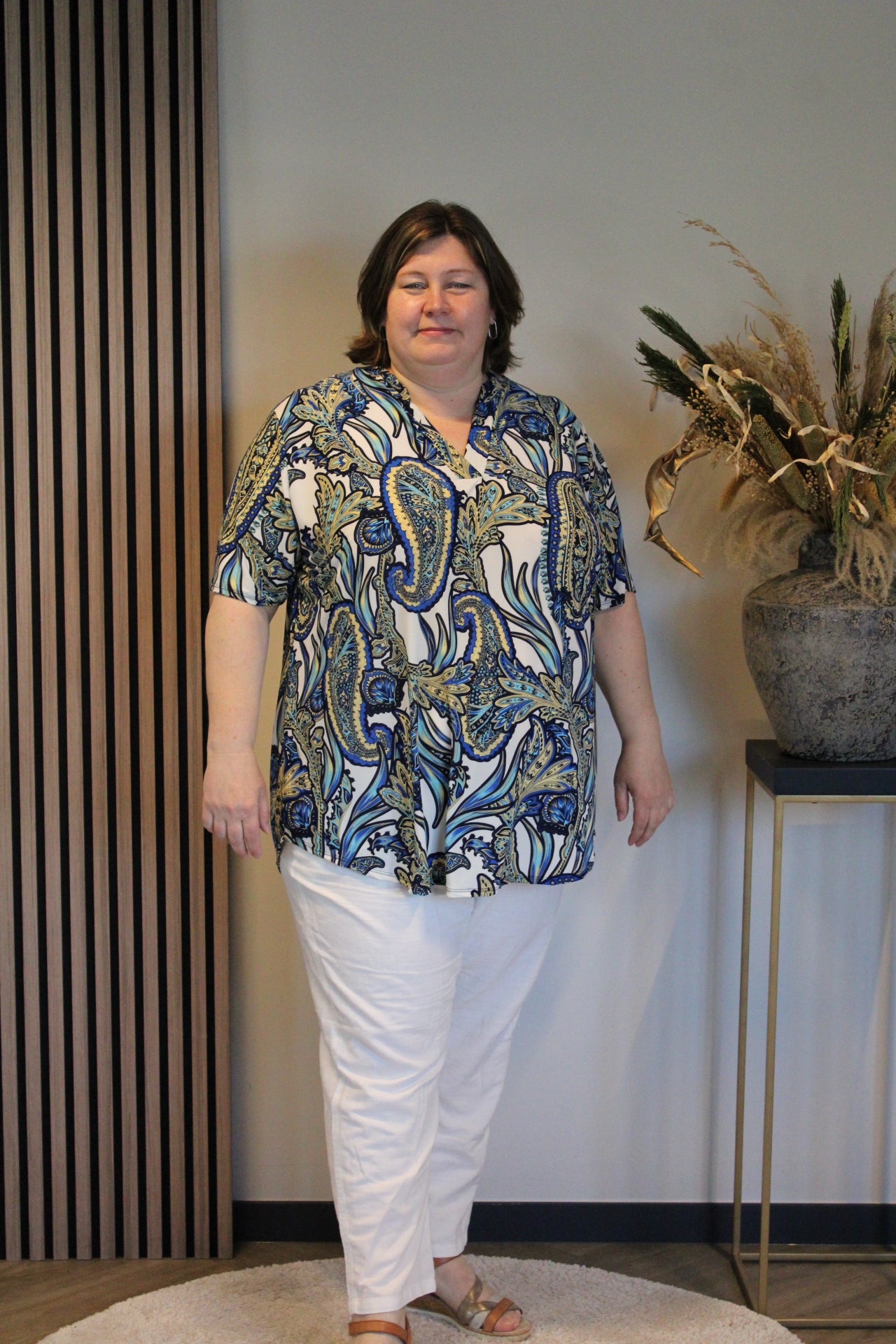 Liza | Kurzarmbluse 52 bis 58