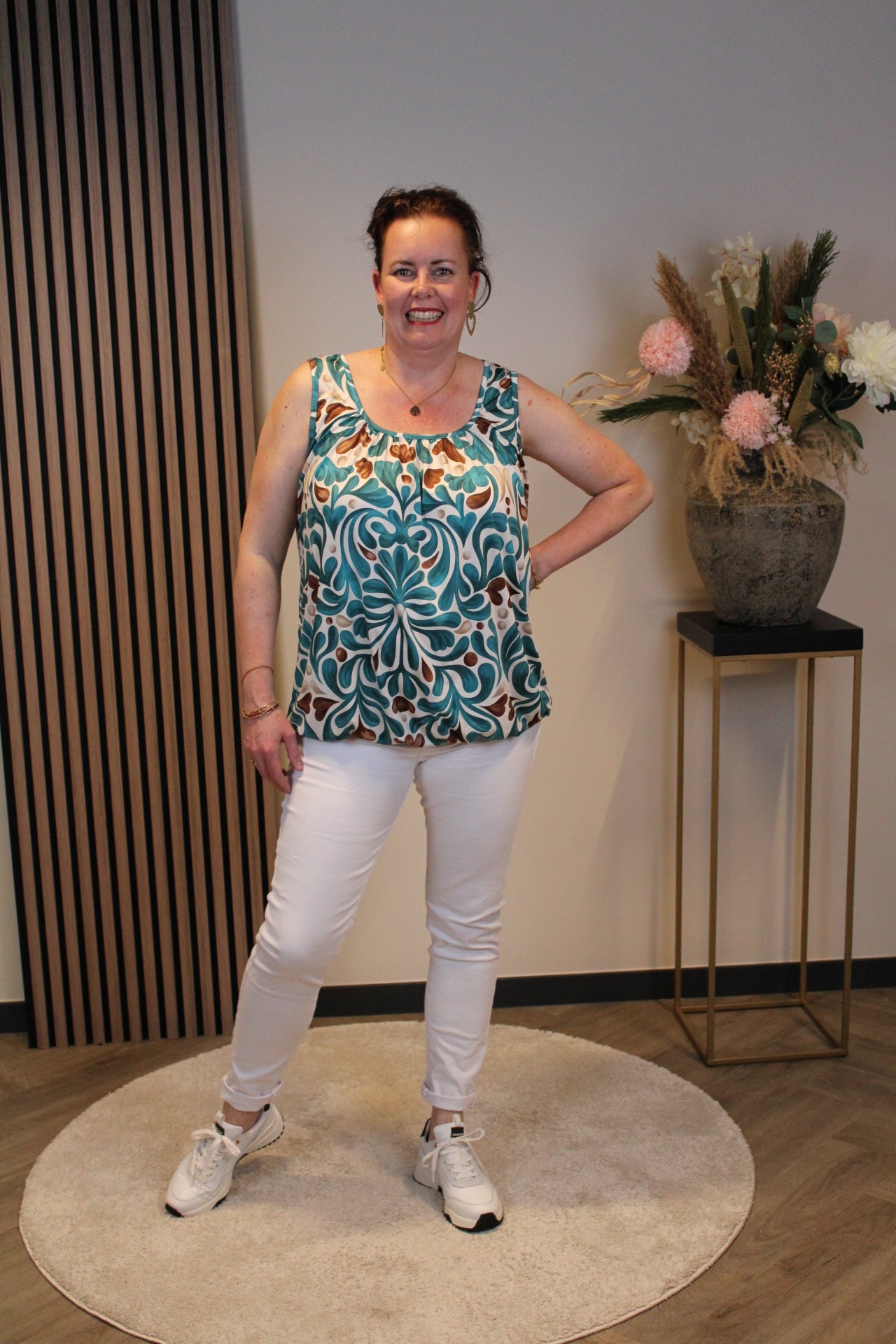 Silke | Top mint Kurzarm 48 bis 52