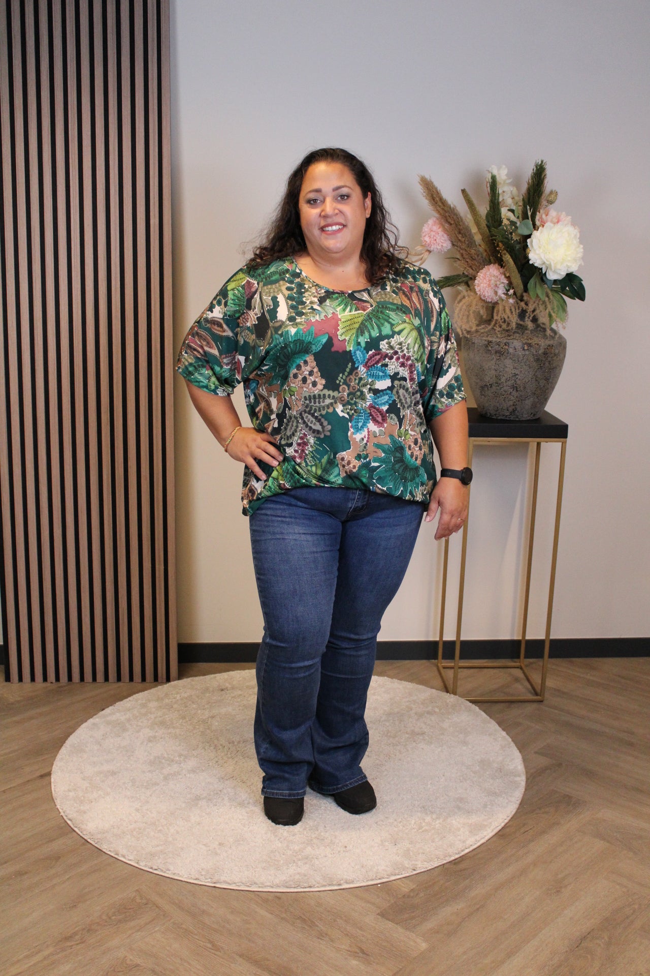 Rose | Top grün 48 bis 52