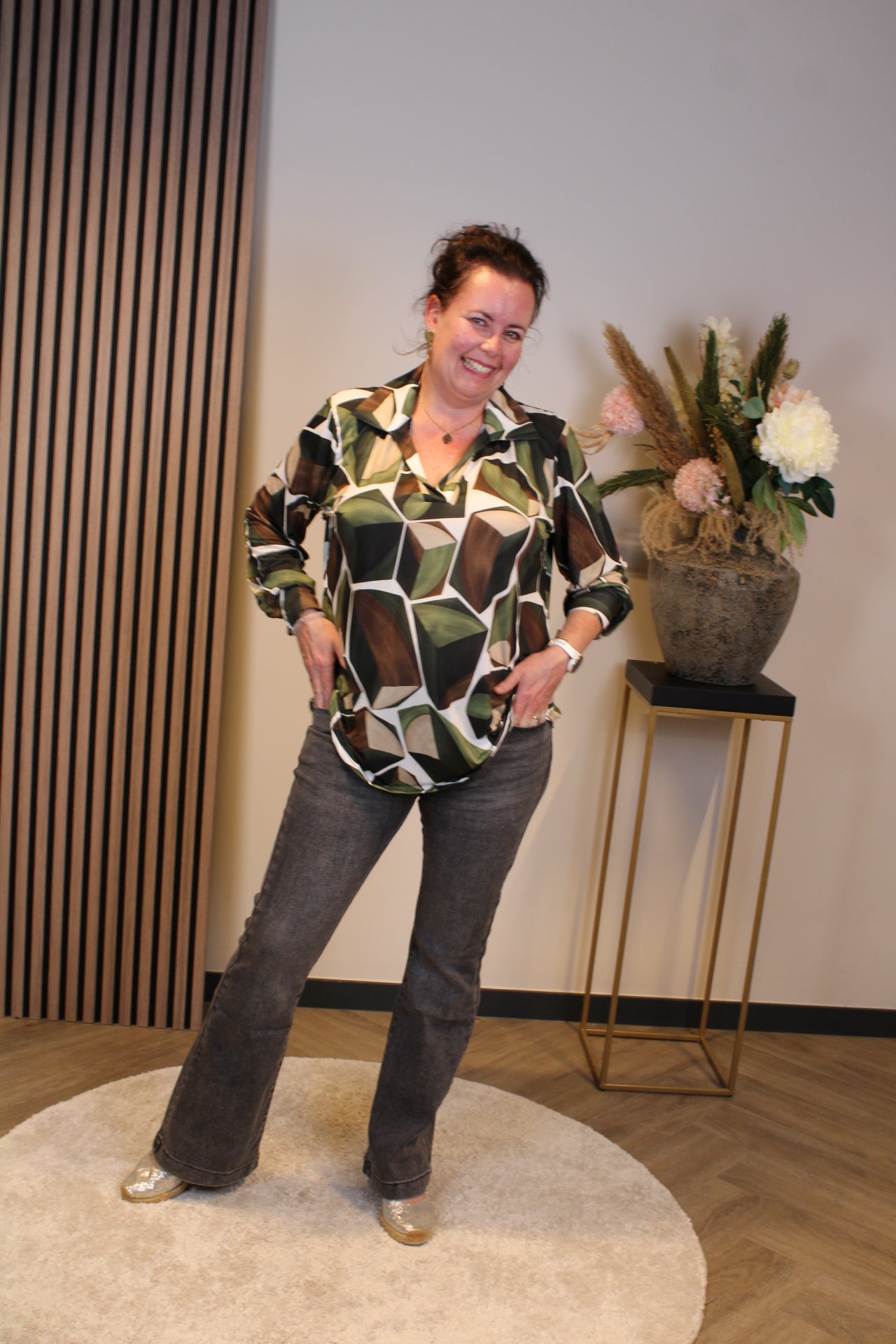 Lana | Bluse mit Kragen 38 bis 48