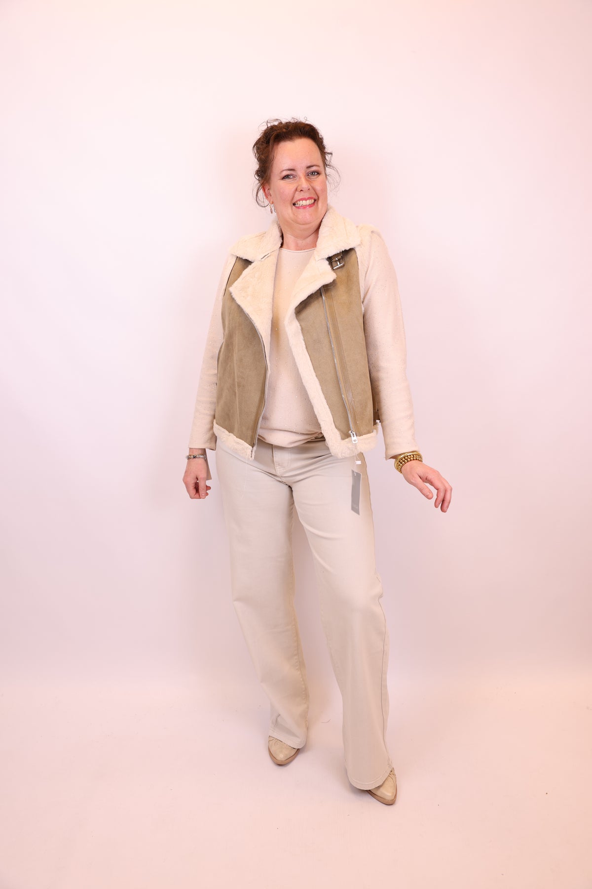 Maxime | Grüne Jeansjacke