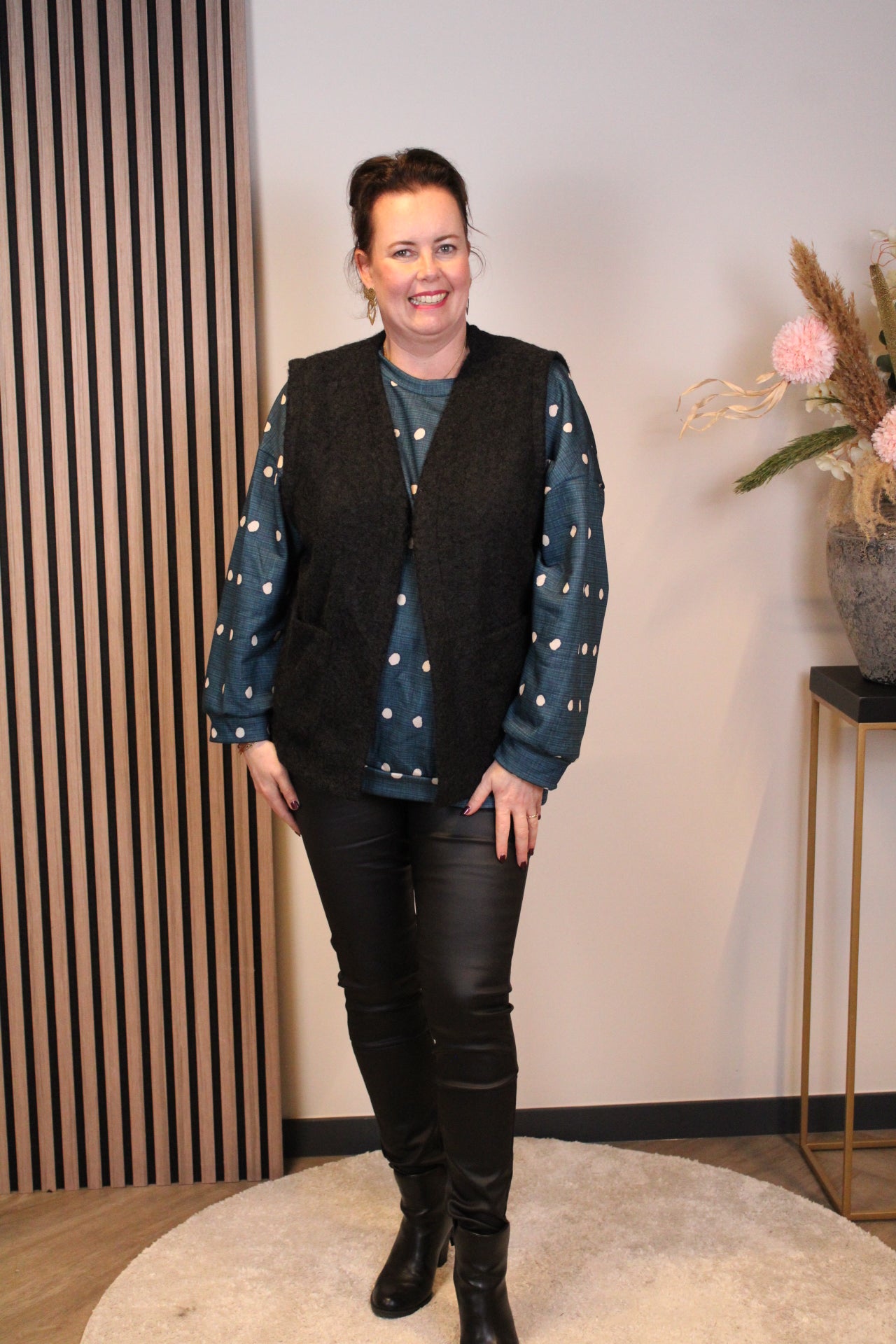 Mara | Bluse weiß Langarm 38 bis 48