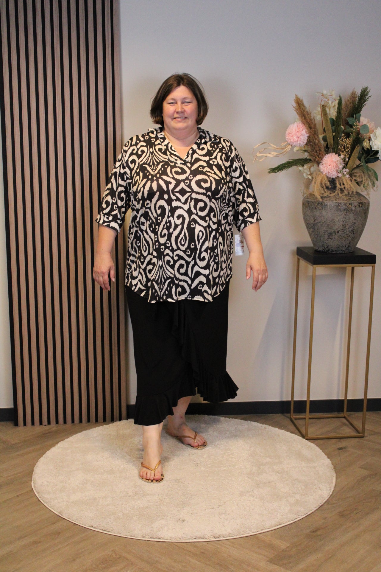 Veya | Blouse met kraagje 52 t/m 58