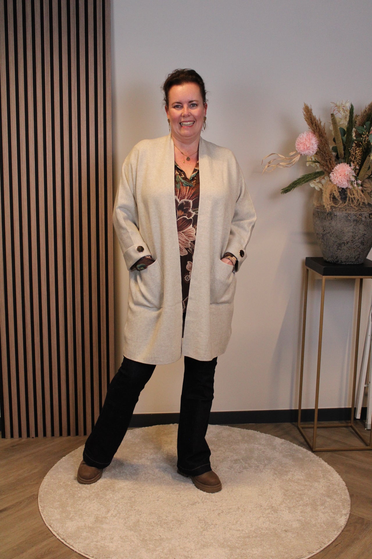 Mara | Bluse weiß Langarm 38 bis 48