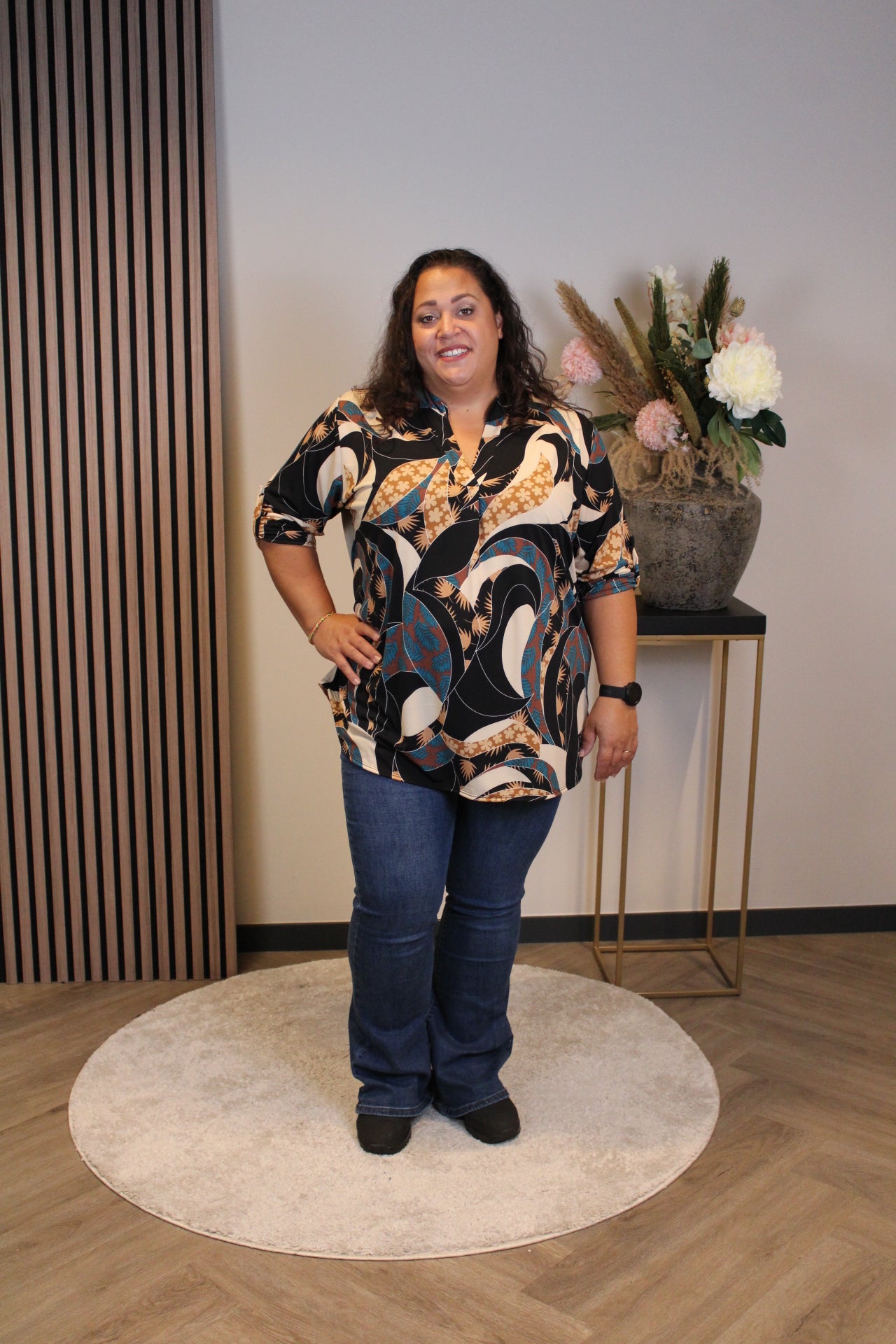 Brenda | Langarmbluse 48 bis 52