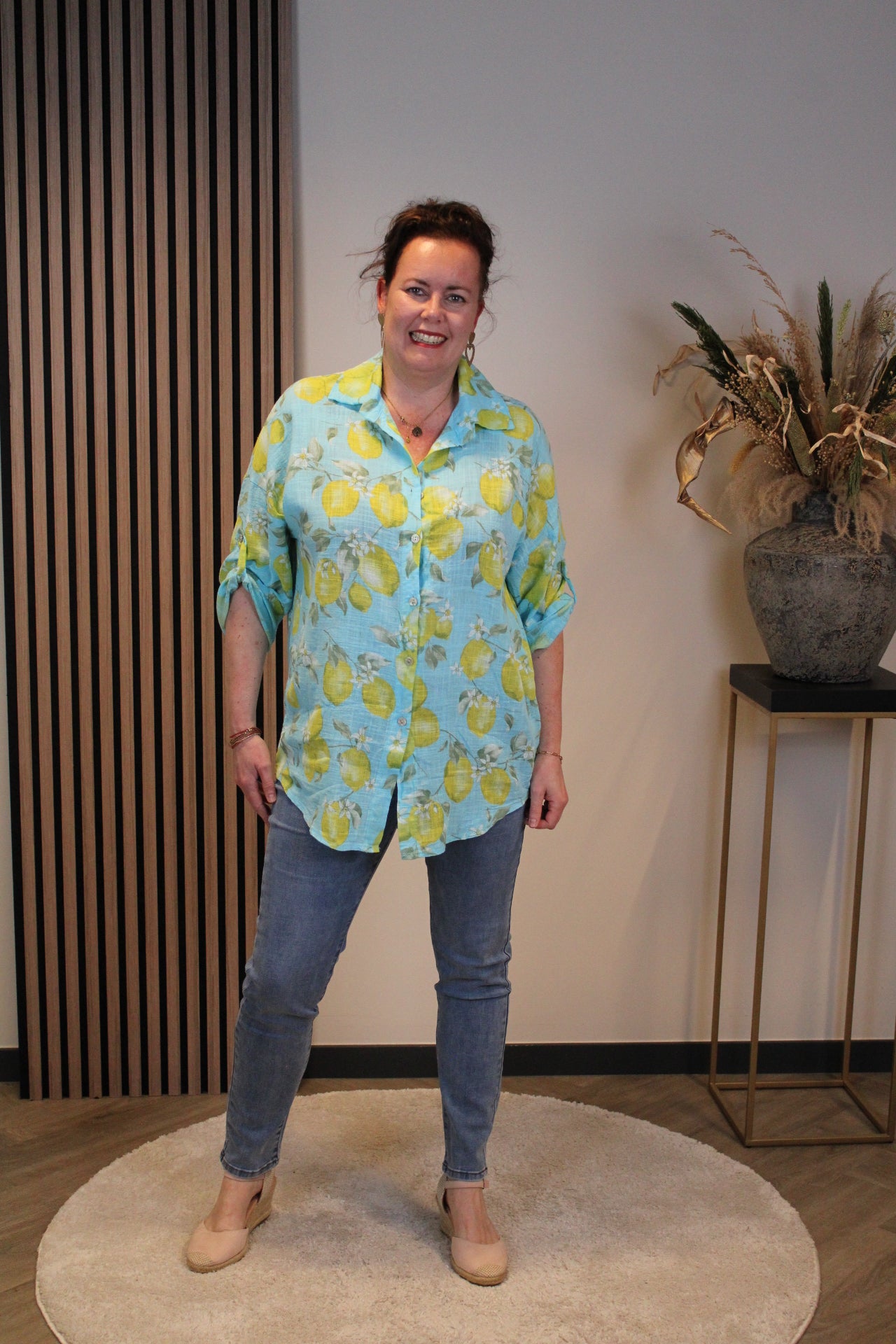 Zitrone | Bluse mint 38 bis 42