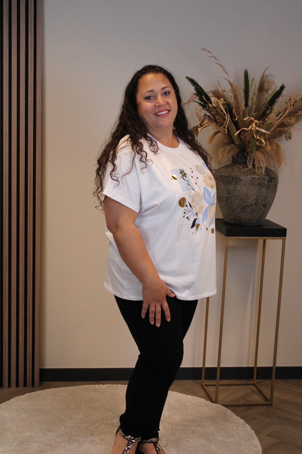 Unikat | T-Shirt blau 44 bis 48