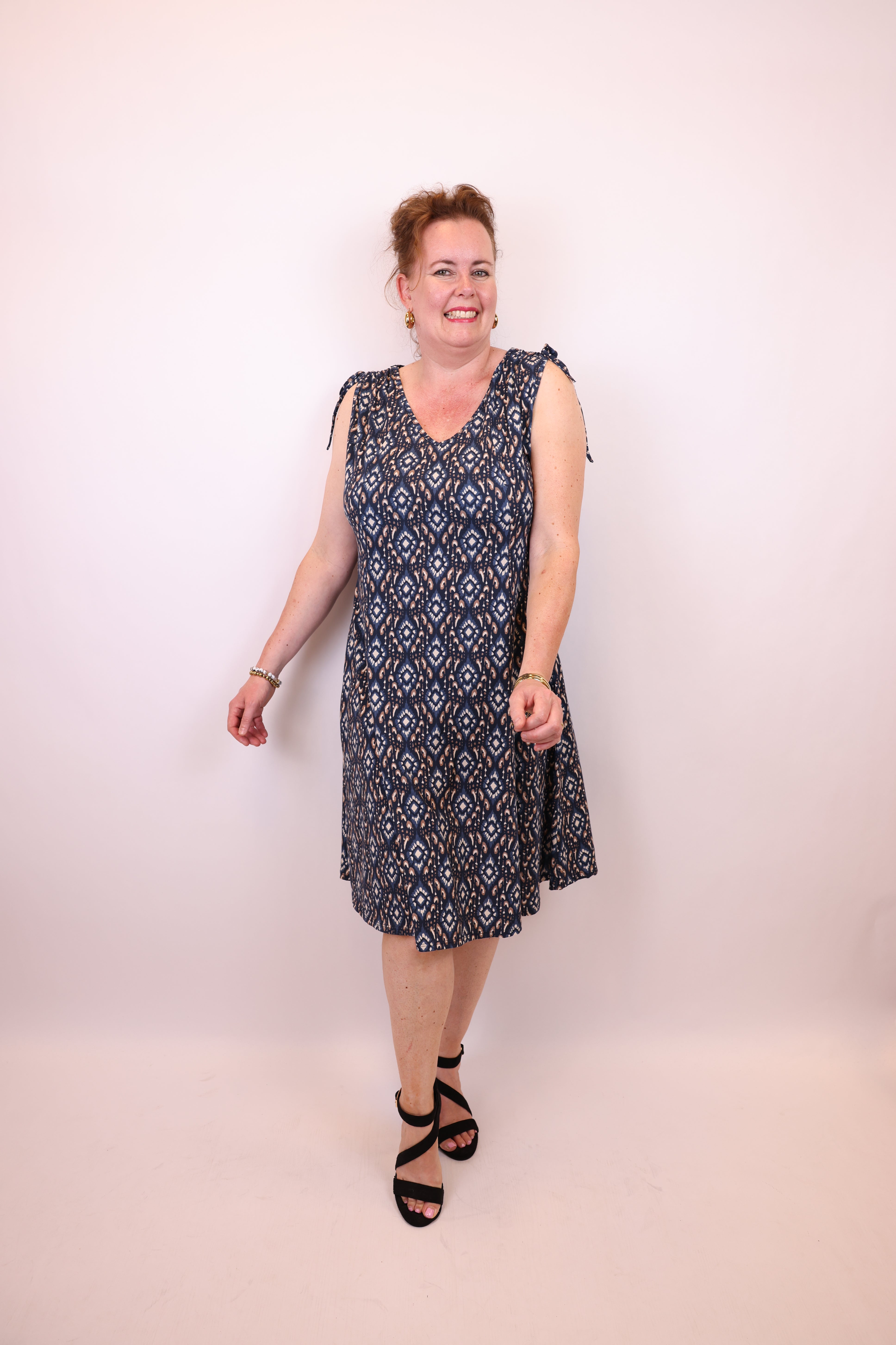 Dora | Bluse schwarz Langarm 52 bis 58