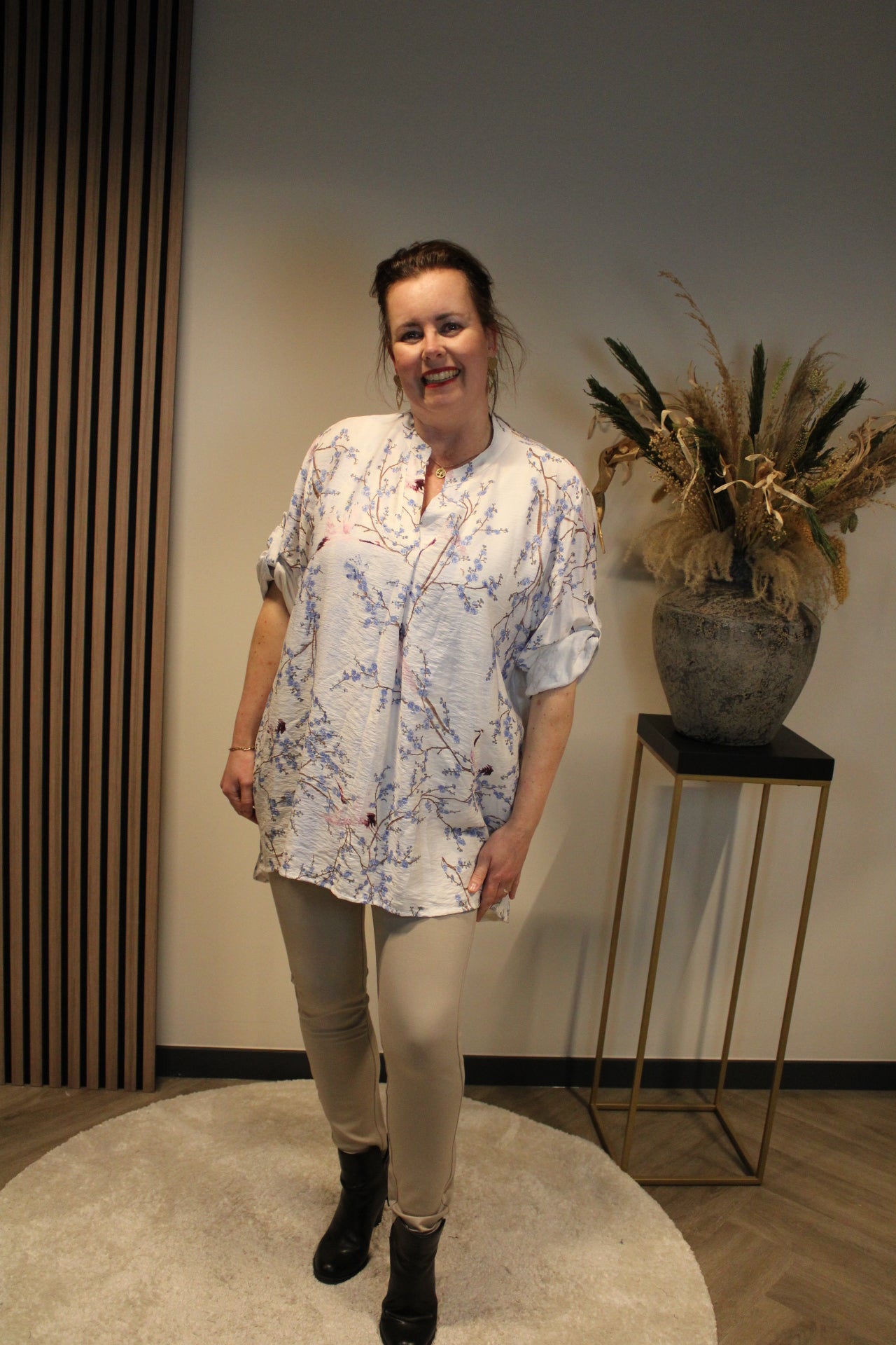 Aagje | Bluse blau 40 bis 46