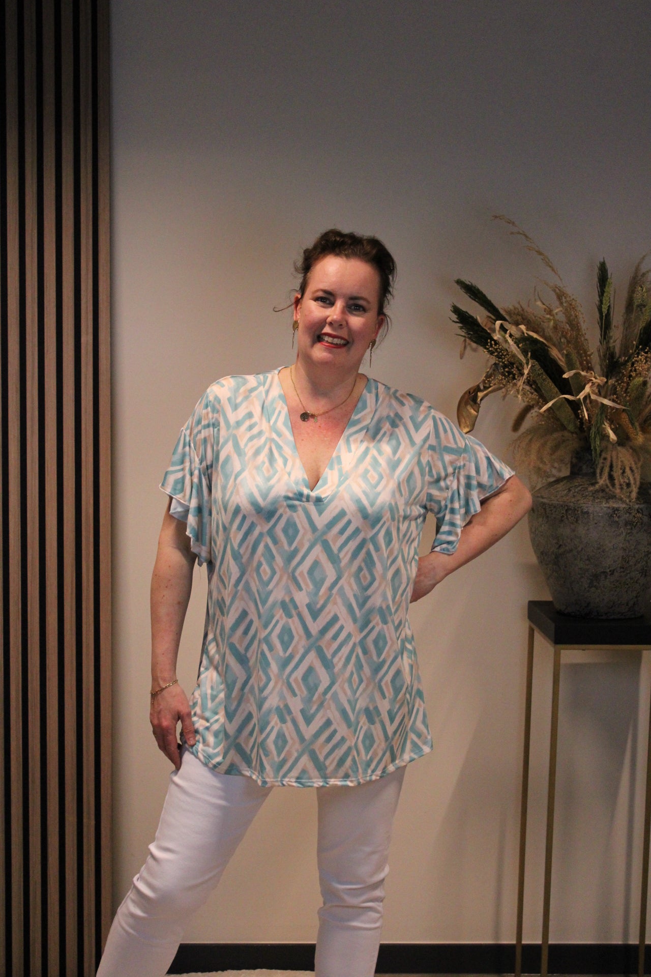 Selena | Kurzarmbluse 40 bis 48