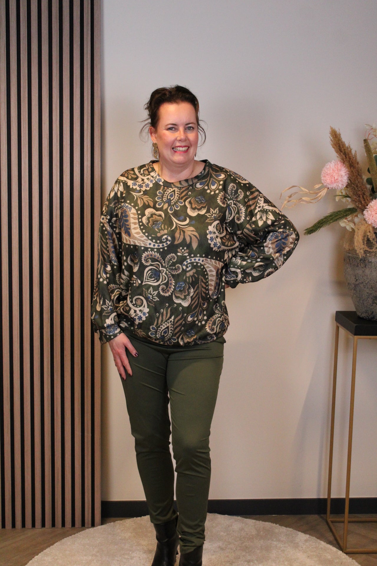 Mara | Bluse weiß Langarm 38 bis 48