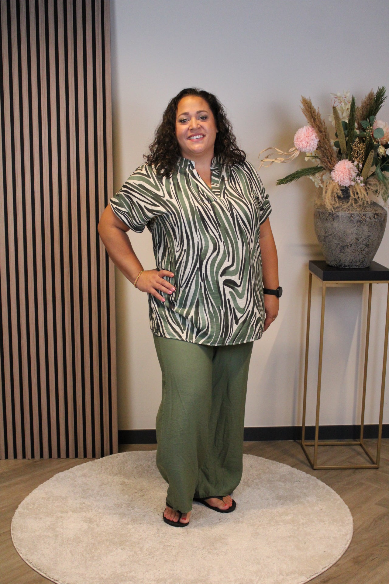 Dora | Bluse schwarz Langarm 52 bis 58