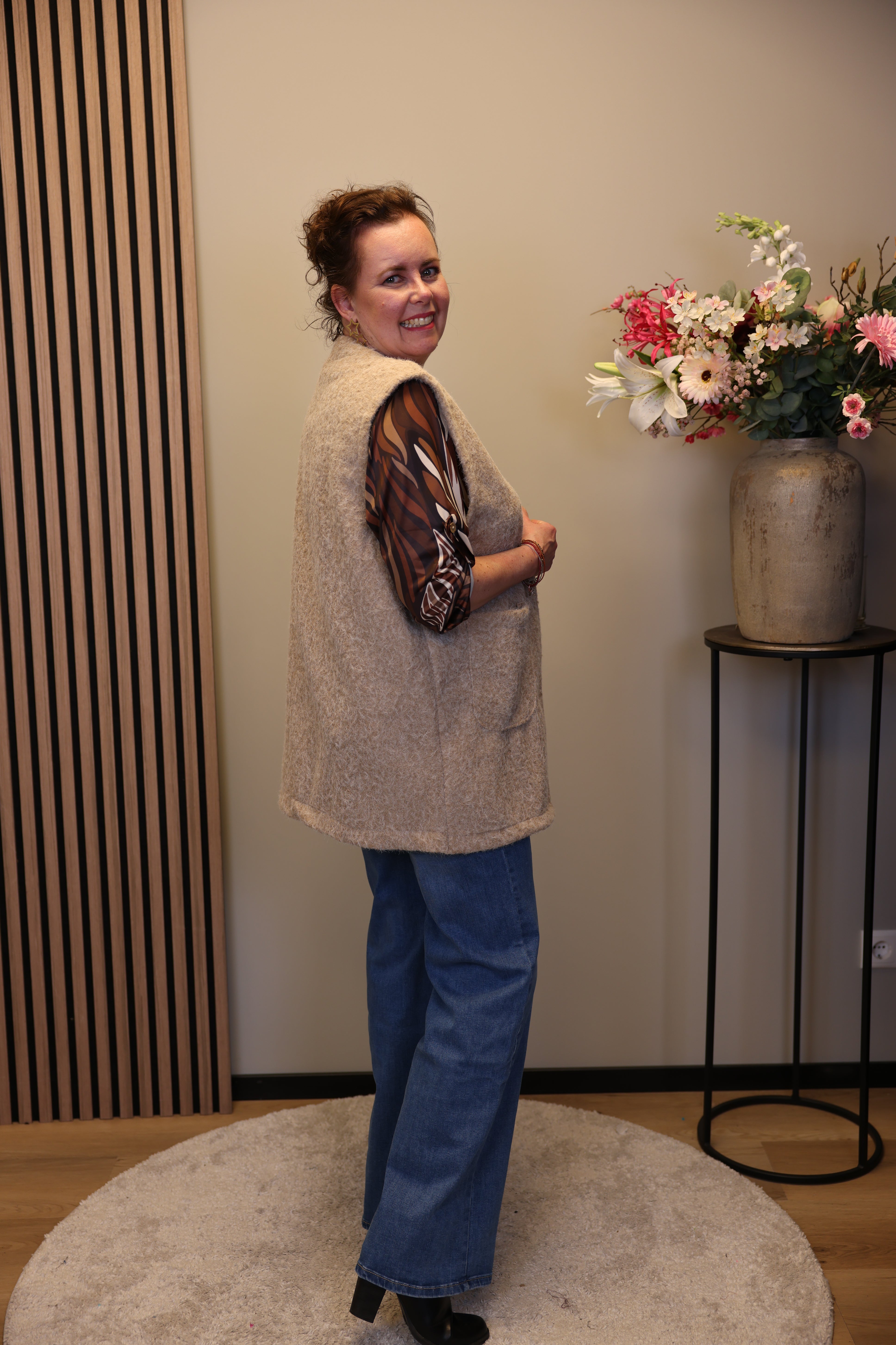 Mara | Bluse weiß Langarm 38 bis 48