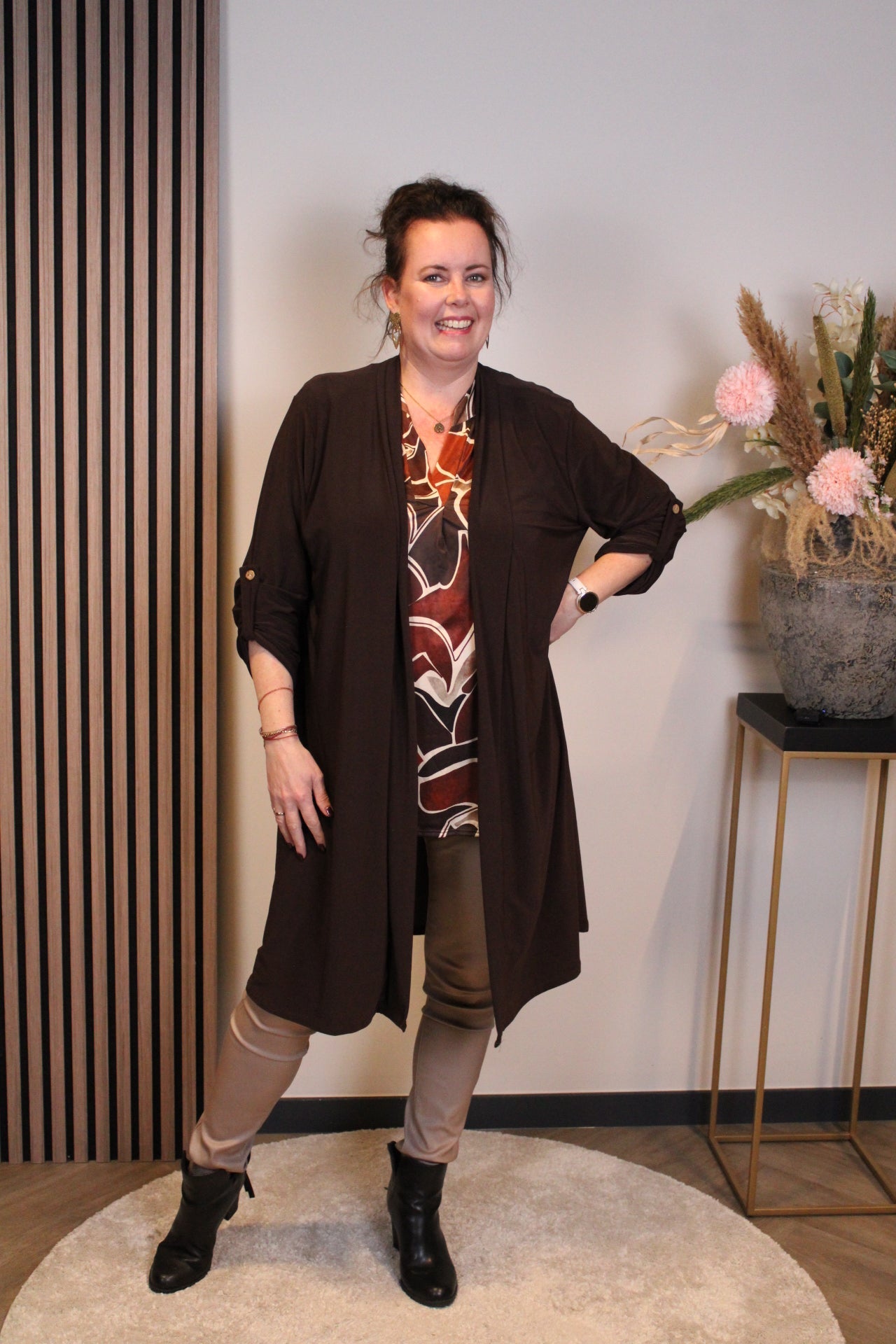 Sara | Bluse Langarm Grün 52 bis 58