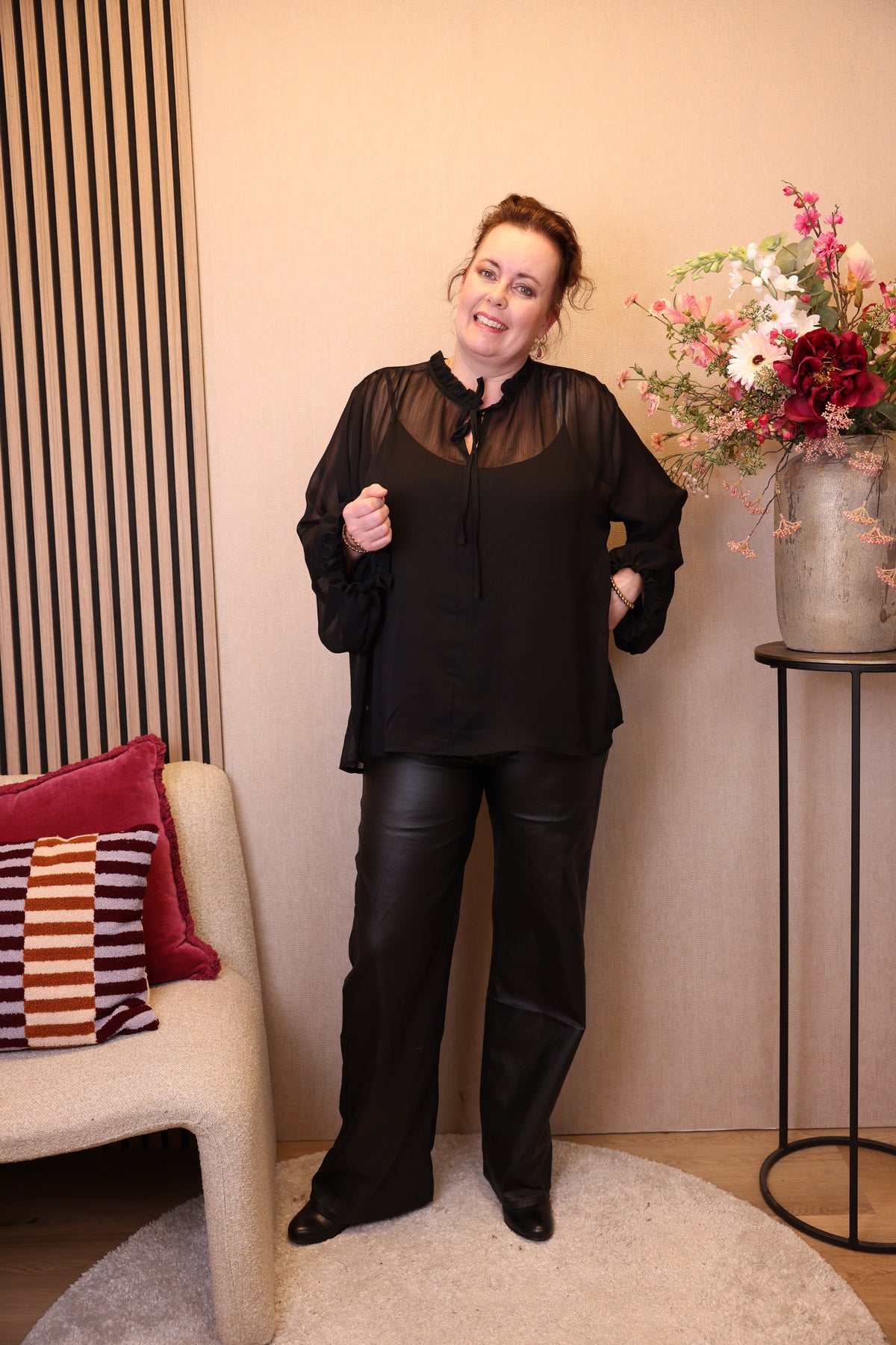Liza | Blouse zwart 42 - 50